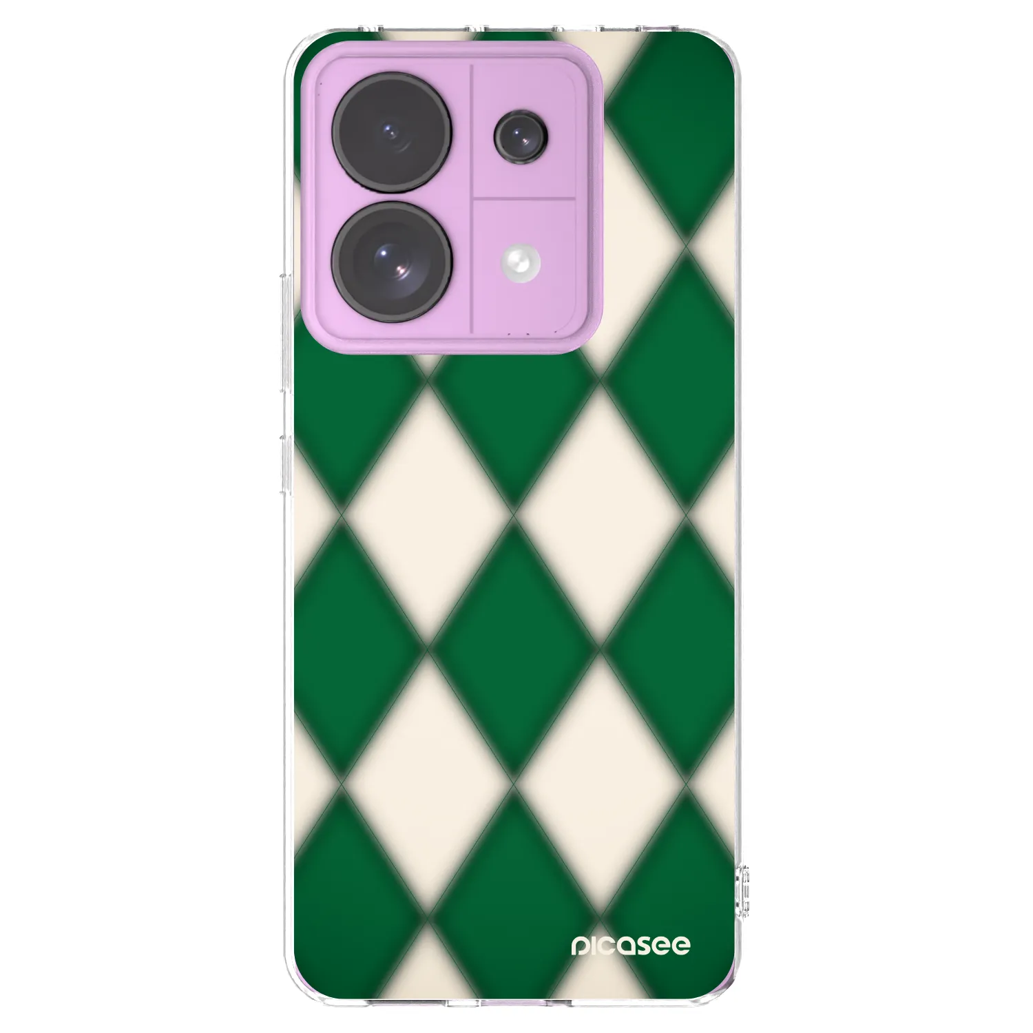 Picasee silikonska prozirna maskica za Xiaomi Redmi Note 13 Pro 5G - Emerald Diamond