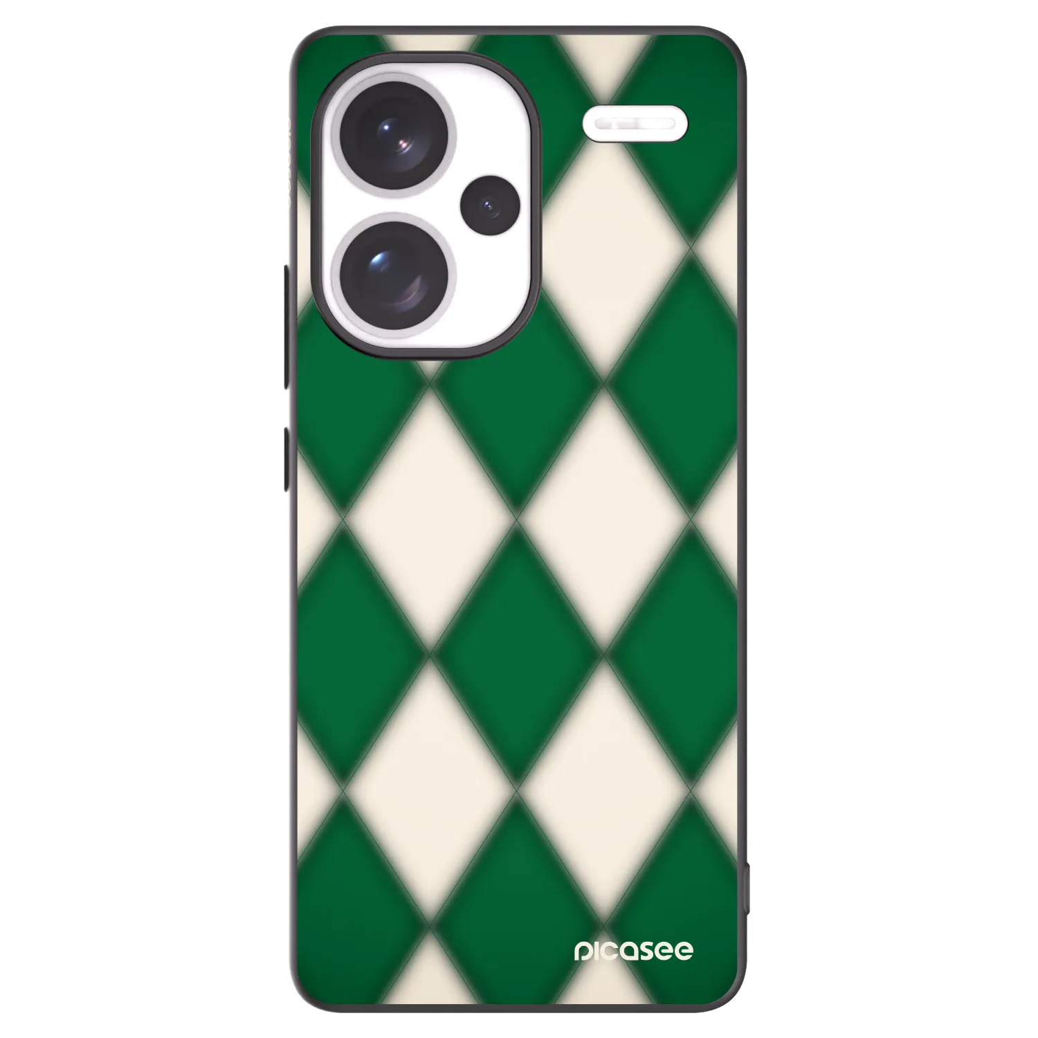 Picasee crna silikonska maskica za Xiaomi Redmi Note 13 Pro+ 5G - Emerald Diamond