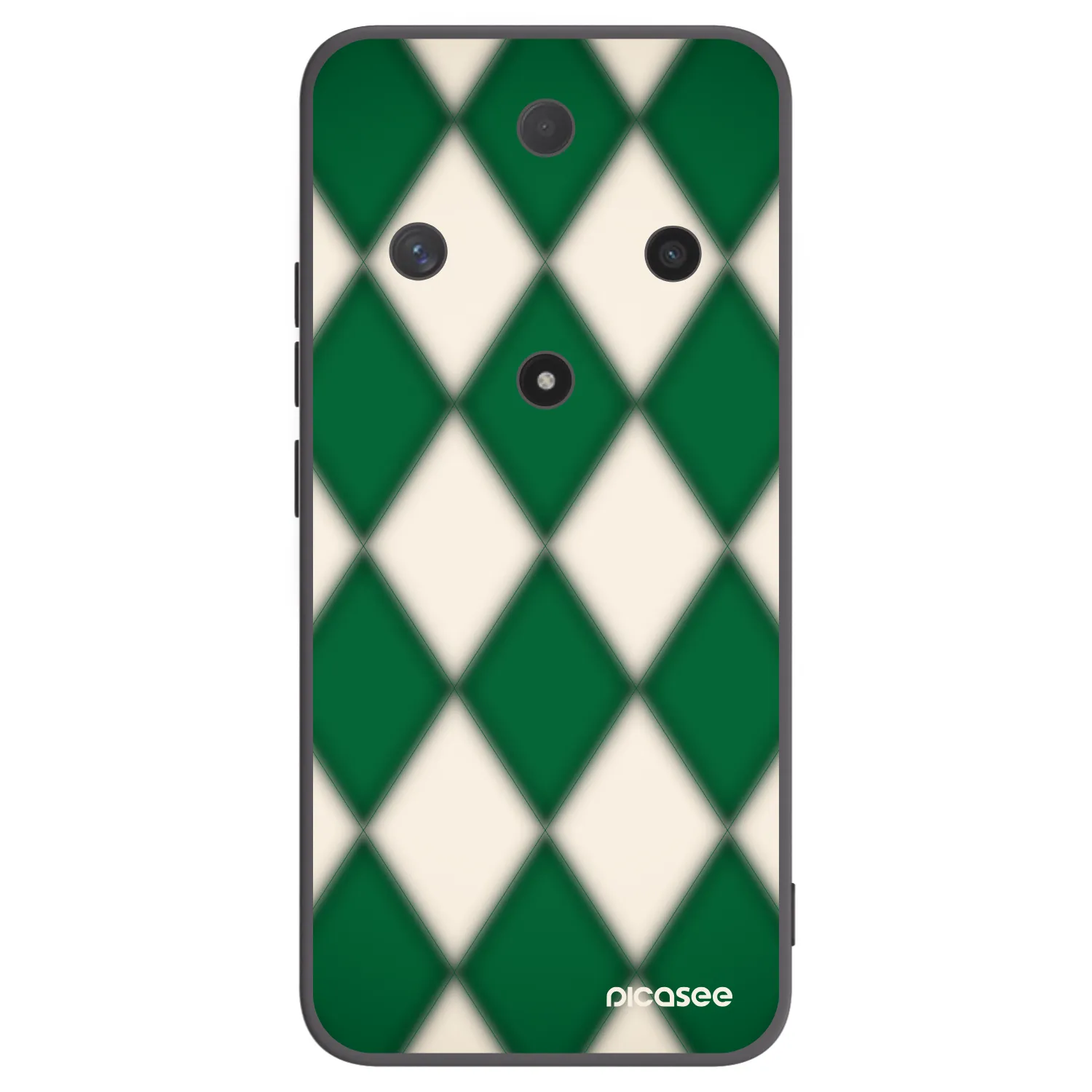 Picasee crna silikonska maskica za Honor Magic6 Lite 5G - Emerald Diamond