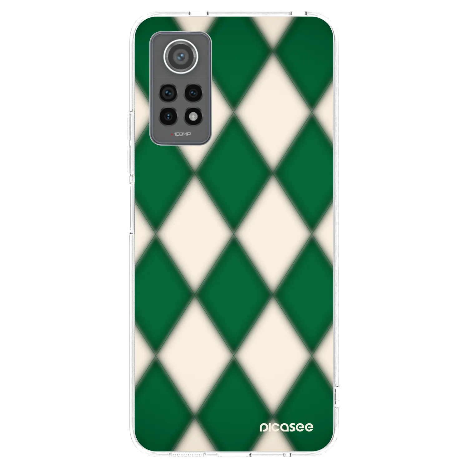 Picasee silikonska prozirna maskica za Xiaomi Redmi Note 12 Pro 4G - Emerald Diamond