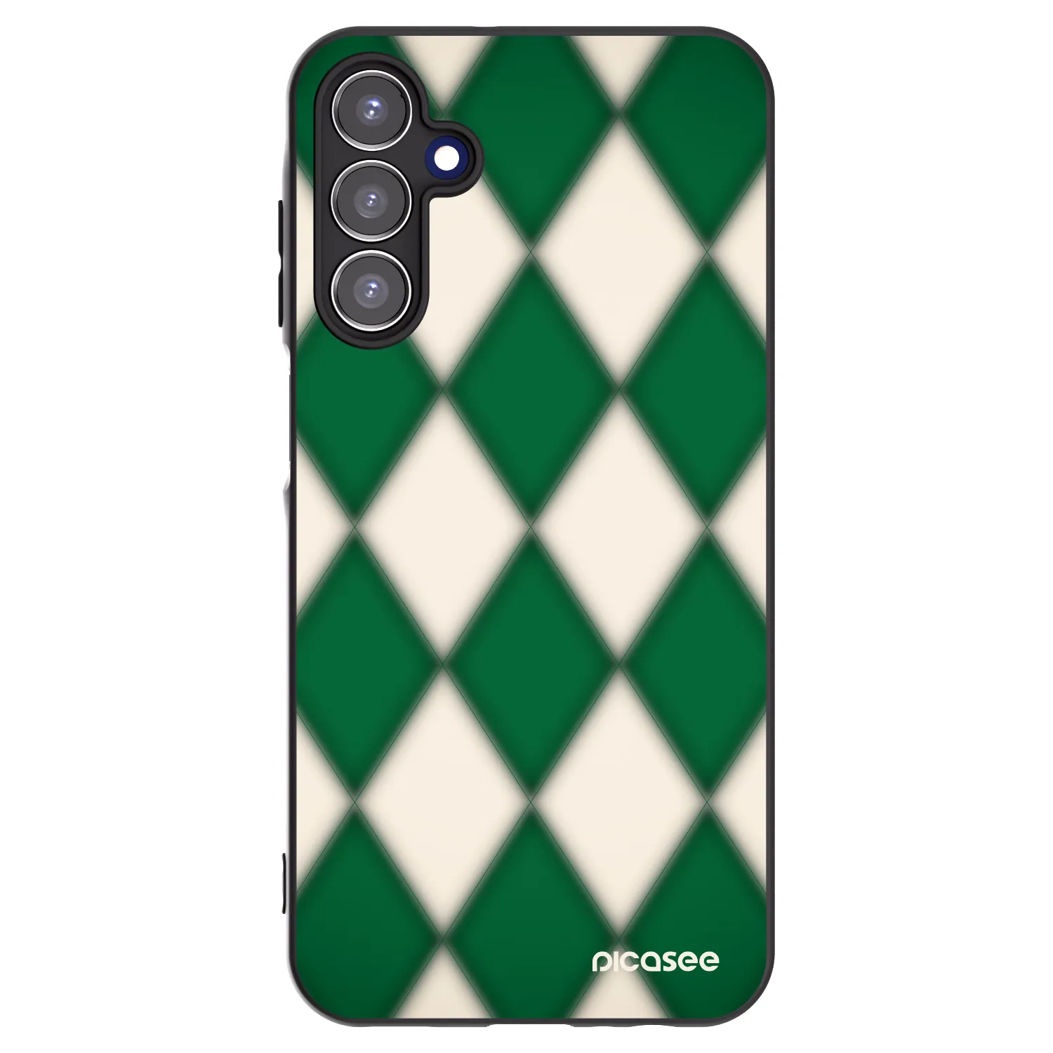 Picasee crna silikonska maskica za Samsung Galaxy A15 A155F 4G - Emerald Diamond