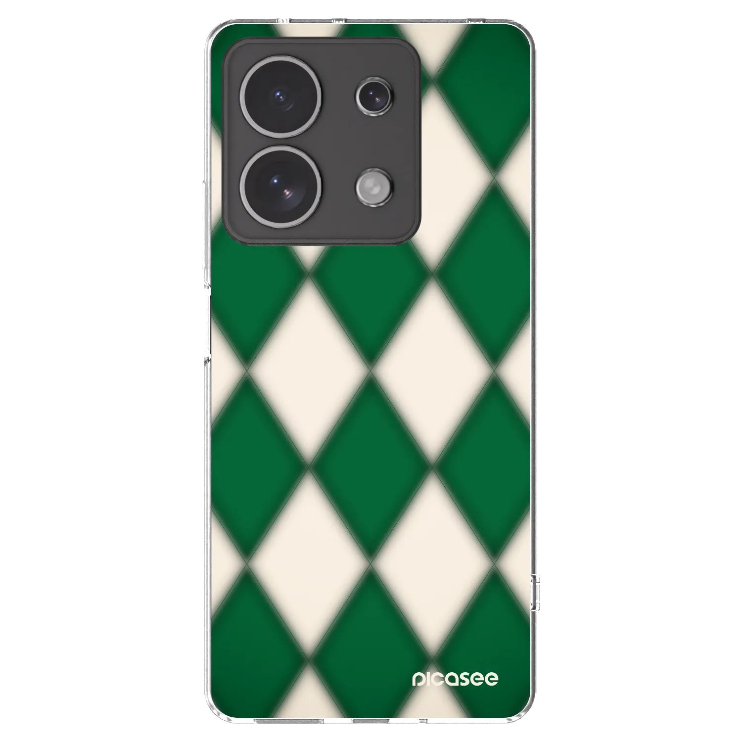 Picasee silikonska prozirna maskica za Xiaomi Redmi Note 13 4G - Emerald Diamond