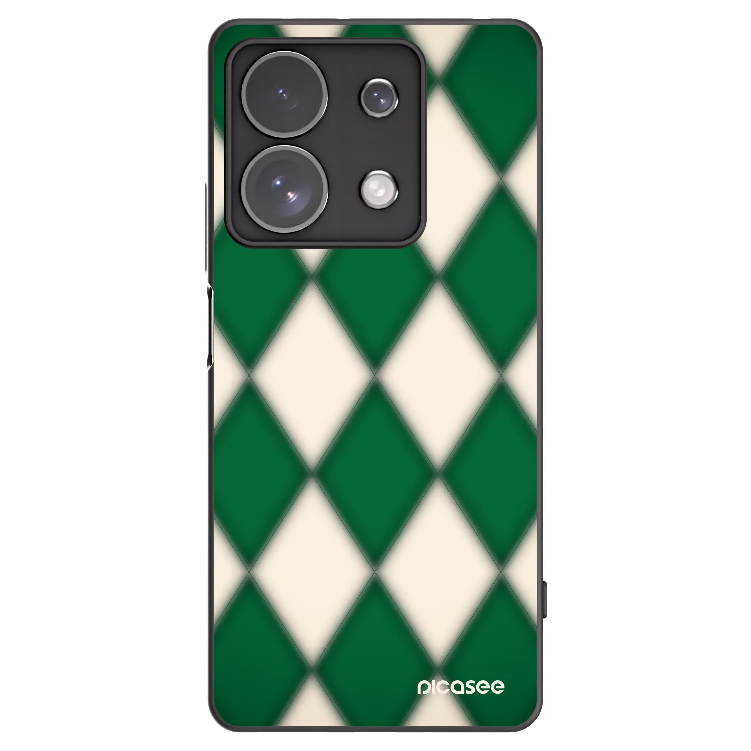 Picasee crna silikonska maskica za Xiaomi Redmi Note 13 Pro 4G - Emerald Diamond