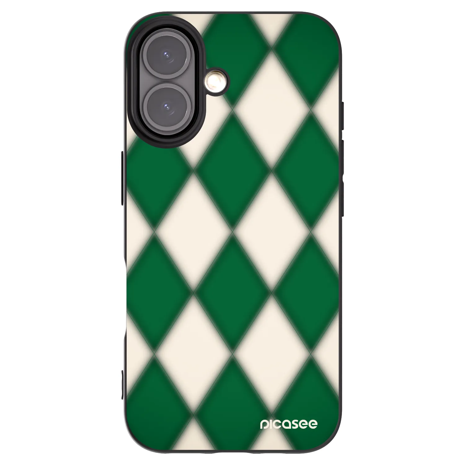 Picasee crna silikonska maskica za Apple iPhone 16 - Emerald Diamond