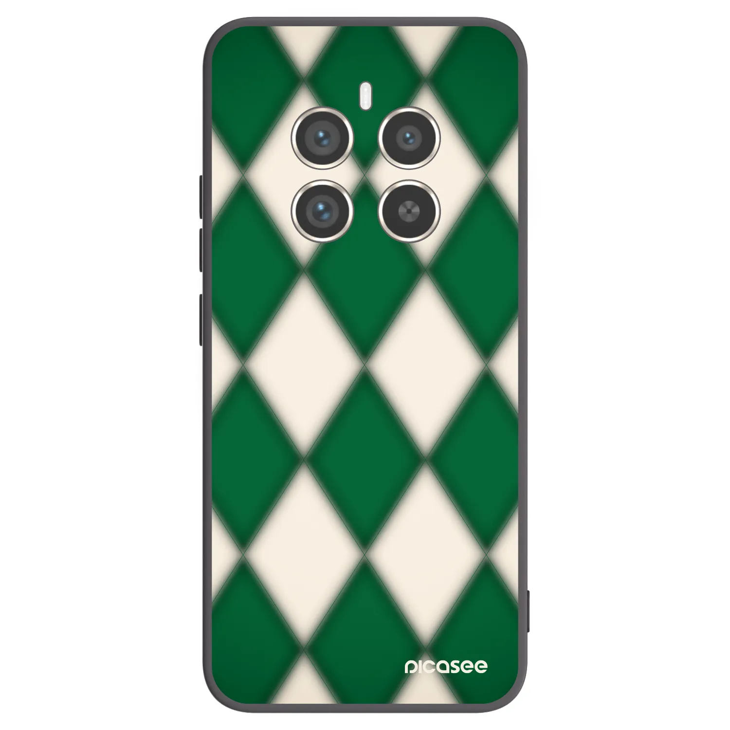 Picasee crna silikonska maskica za Realme 12 Pro 5G - Emerald Diamond