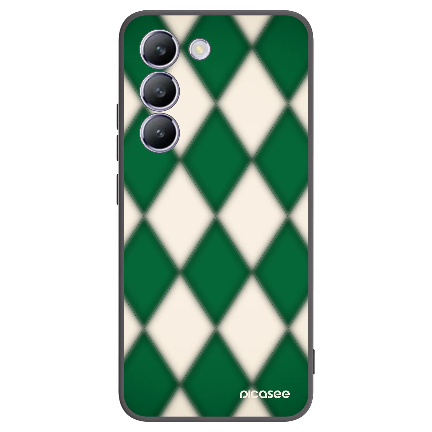 Picasee crna silikonska maskica za Vivo V40 SE 5G - Emerald Diamond