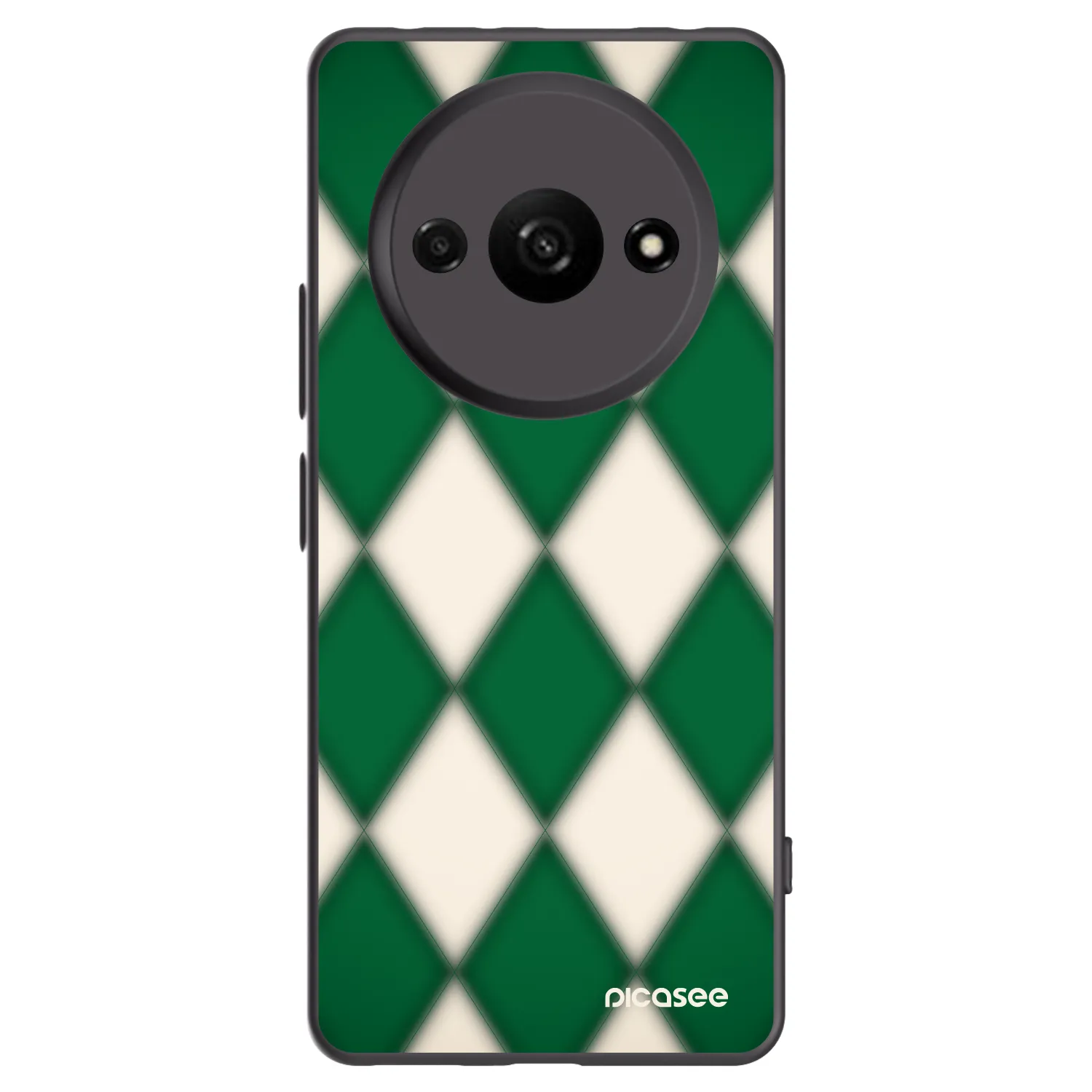 Picasee crna silikonska maskica za Xiaomi Redmi A3 - Emerald Diamond