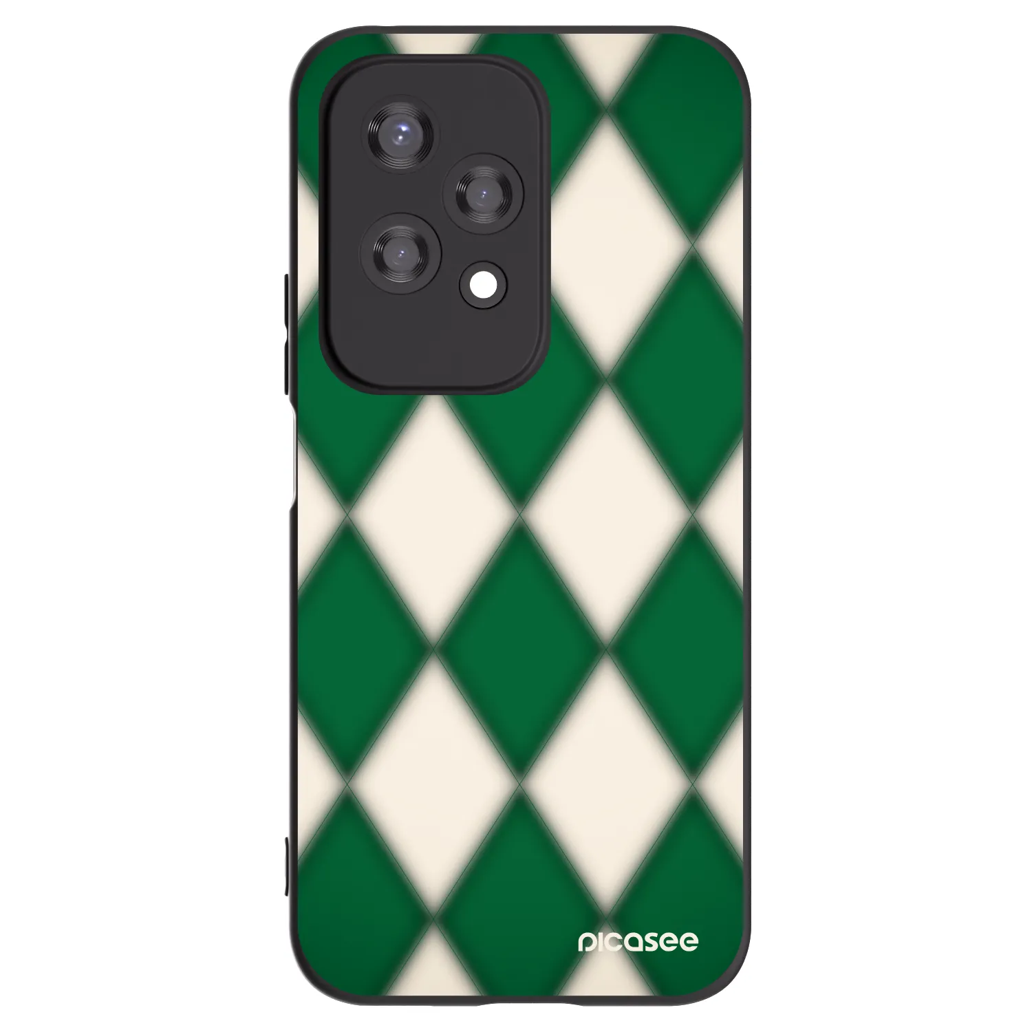 Picasee crna silikonska maskica za Honor 200 Lite - Emerald Diamond
