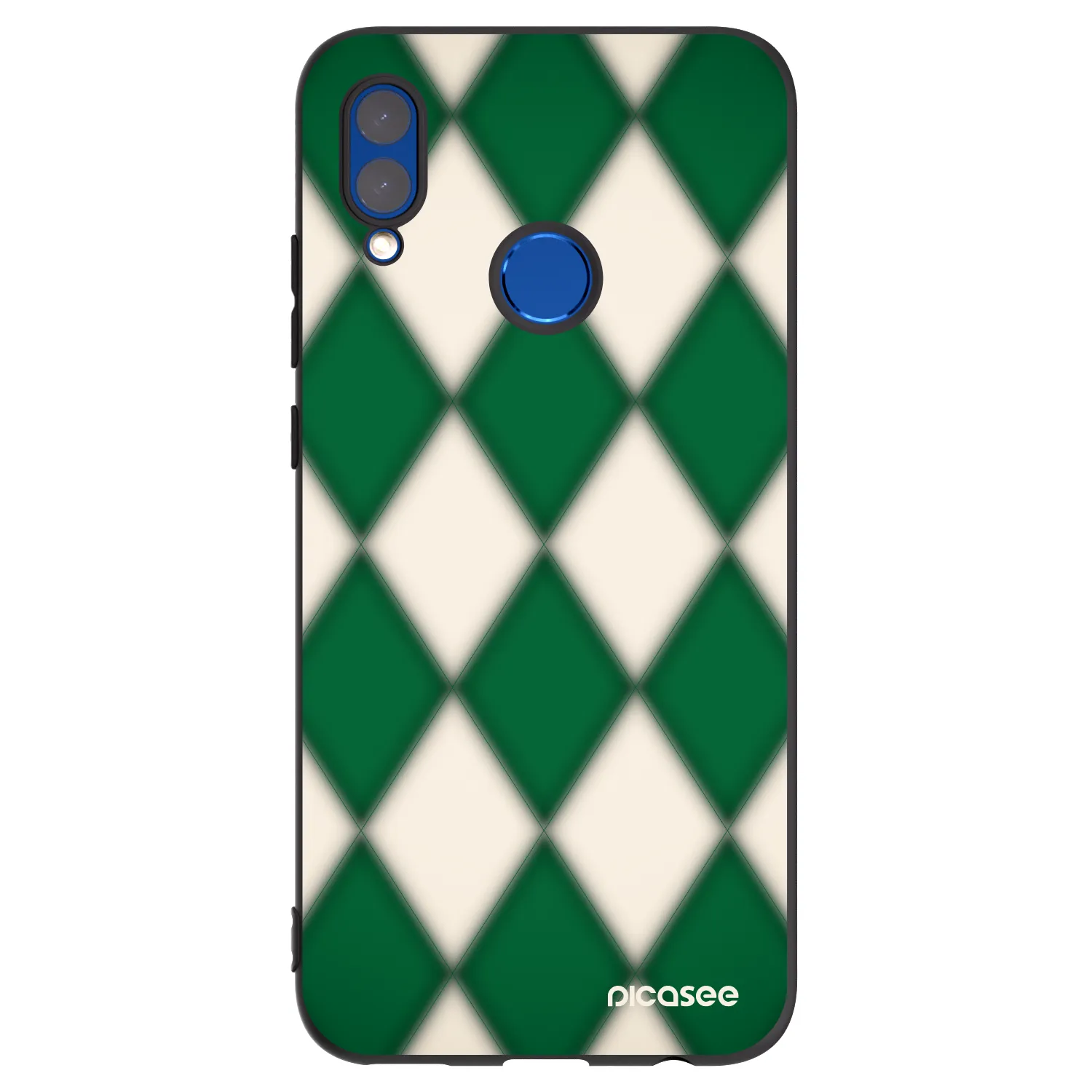 Picasee crna silikonska maskica za Huawei P Smart 2019 - Emerald Diamond