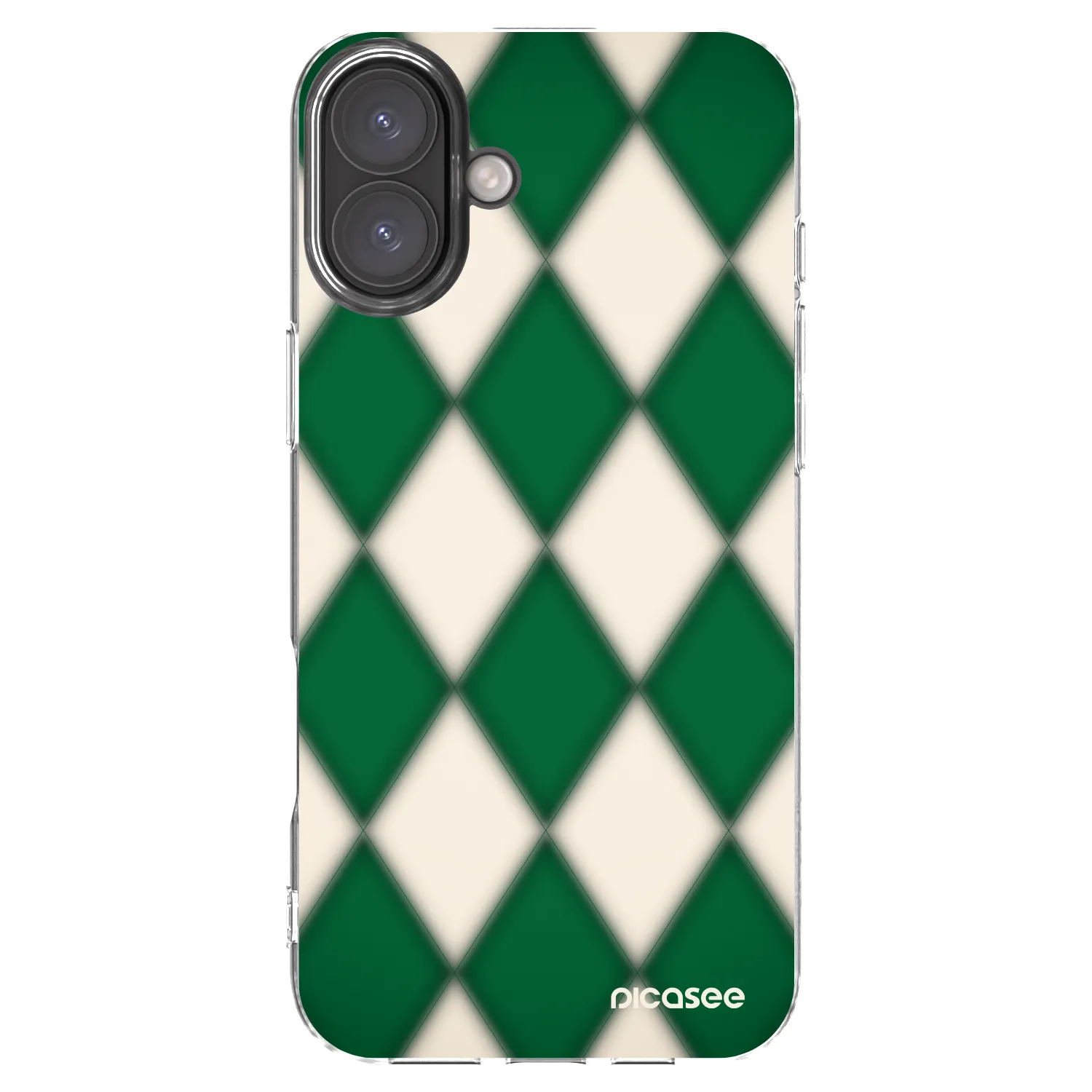 Picasee silikonska prozirna maskica za Apple iPhone 16 Plus - Emerald Diamond