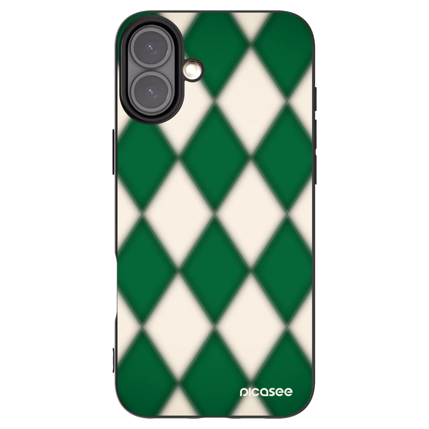 Picasee crna silikonska maskica za Apple iPhone 16 Plus - Emerald Diamond