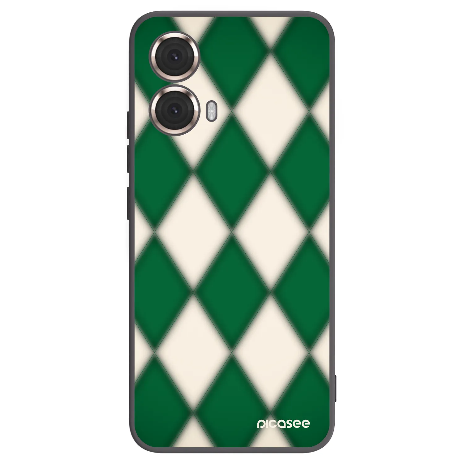Picasee crna silikonska maskica za Motorola Moto G85 - Emerald Diamond