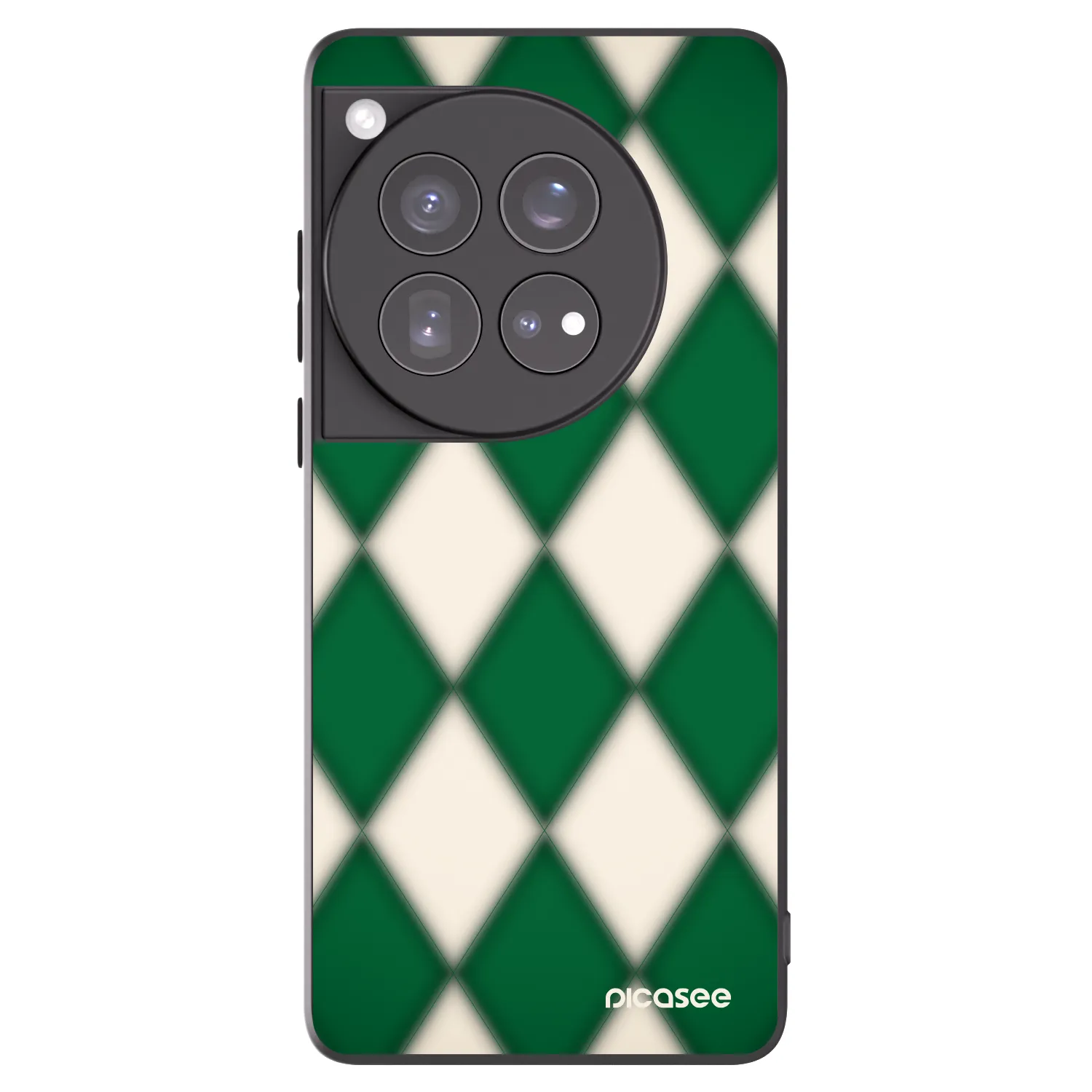 Picasee crna silikonska maskica za OnePlus 12 5G - Emerald Diamond