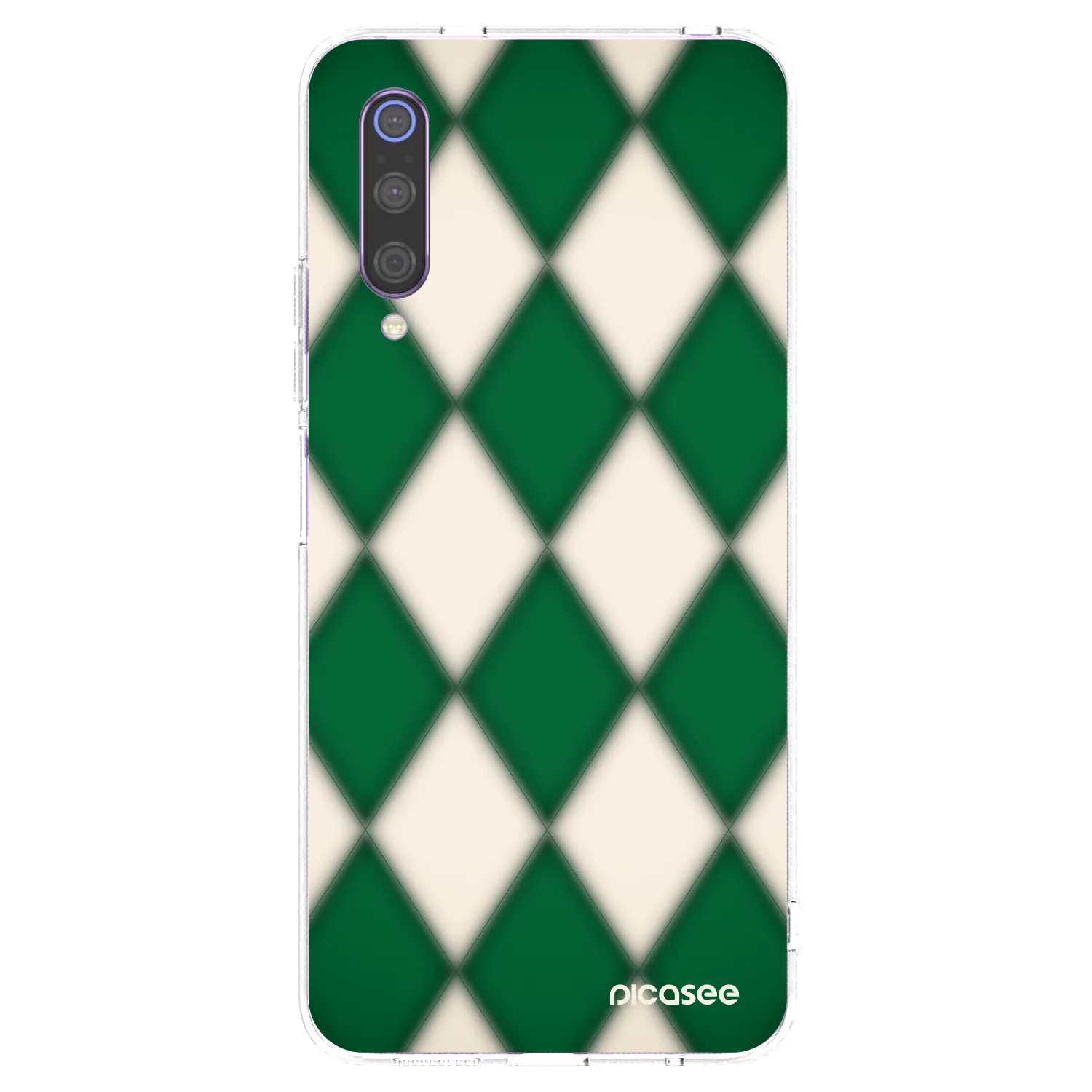 Picasee silikonska prozirna maskica za Xiaomi Mi 9 - Emerald Diamond