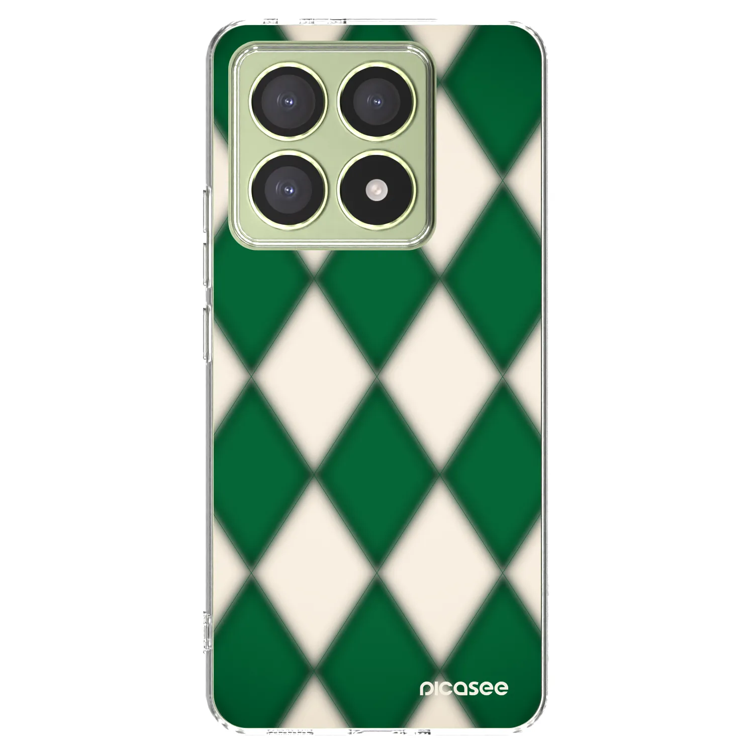 Picasee silikonska prozirna maskica za Xiaomi 14T - Emerald Diamond