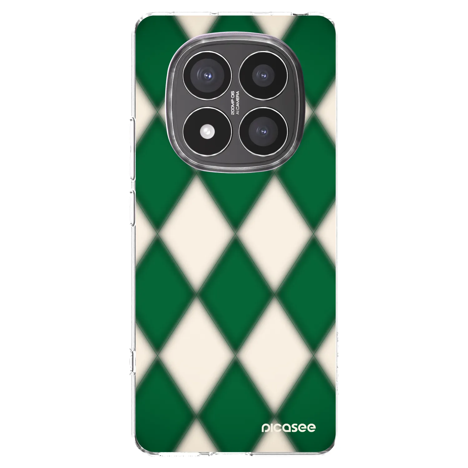 Picasee silikonska prozirna maskica za Xiaomi Redmi Note 14 Pro+ 5G - Emerald Diamond