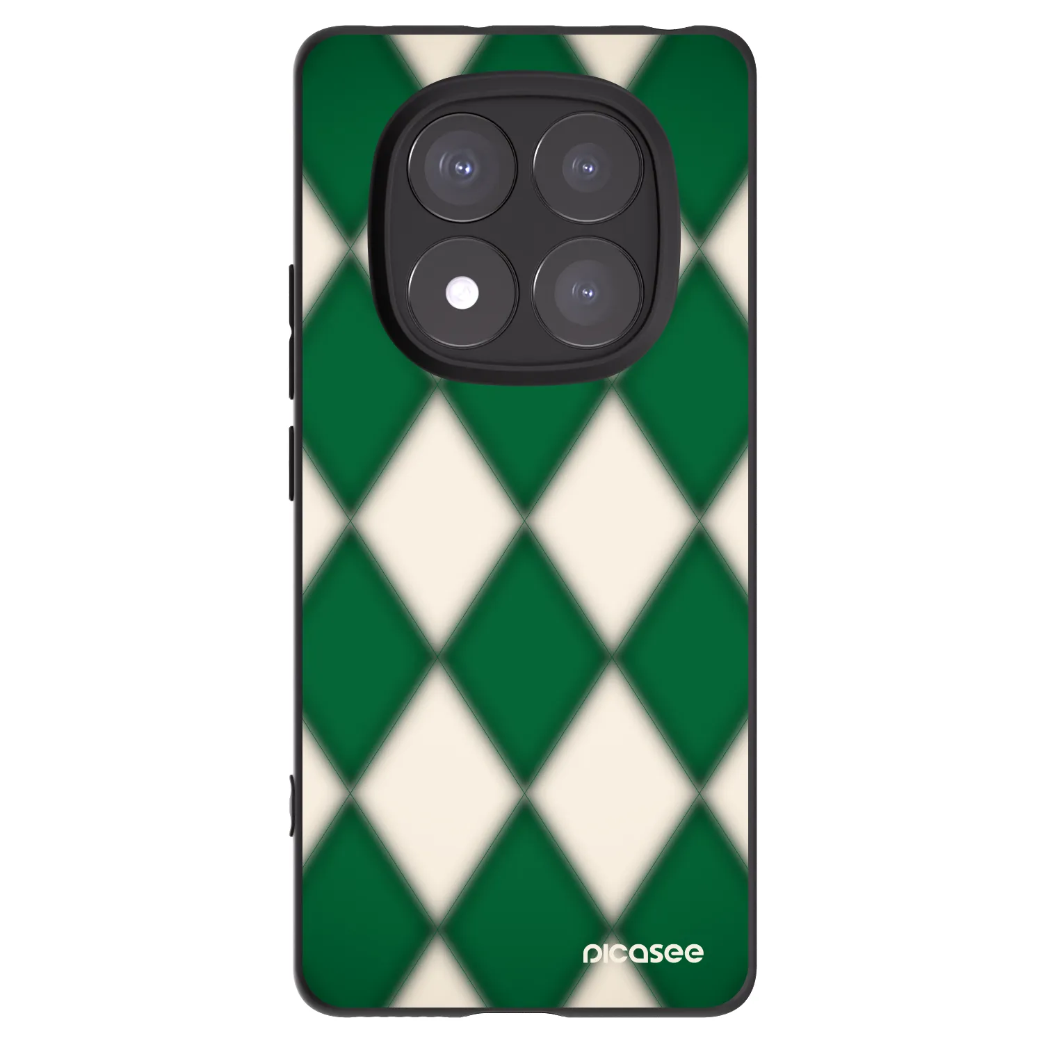 Picasee crna silikonska maskica za Xiaomi Redmi Note 14 Pro 5G - Emerald Diamond