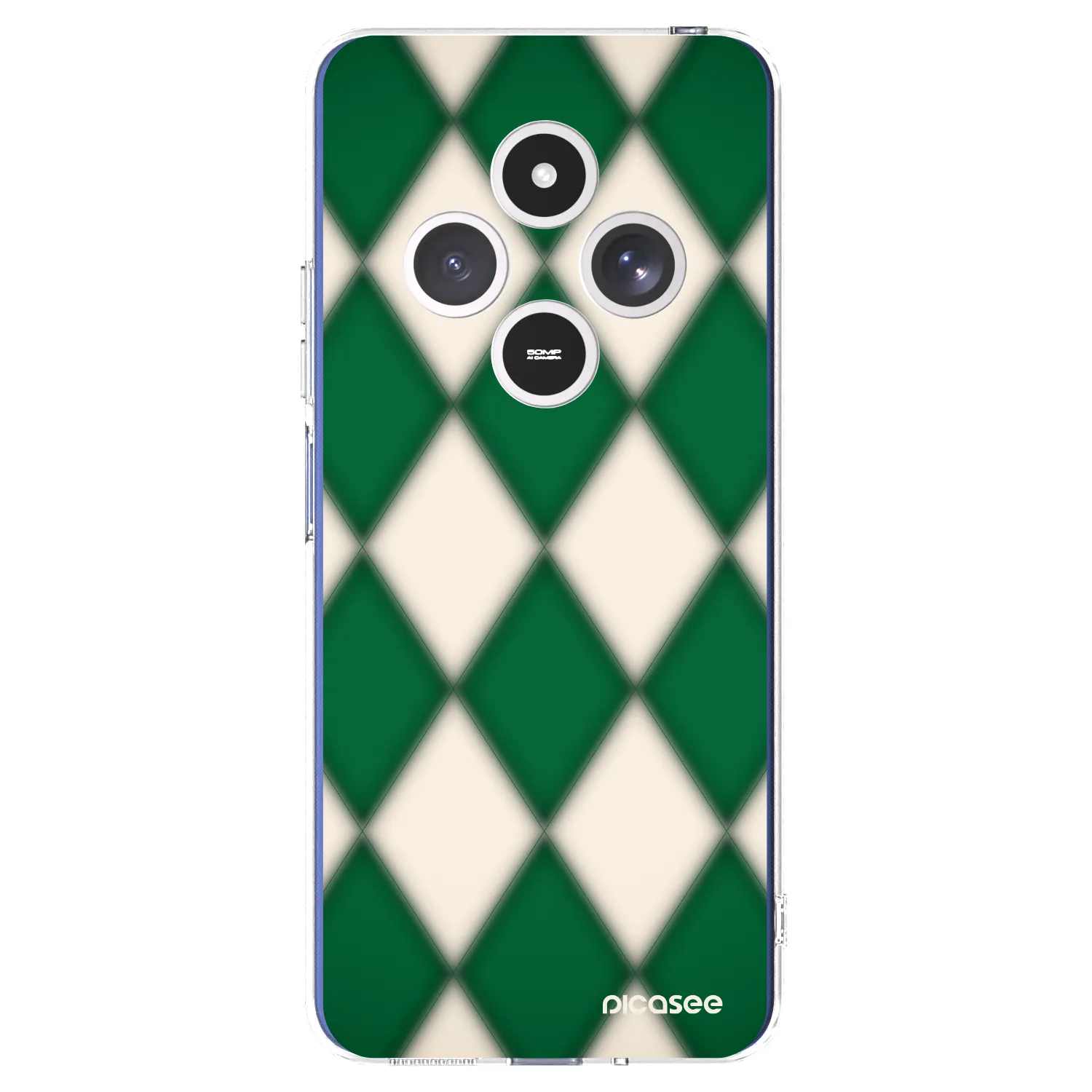 Picasee silikonska prozirna maskica za Xiaomi Redmi 14C - Emerald Diamond