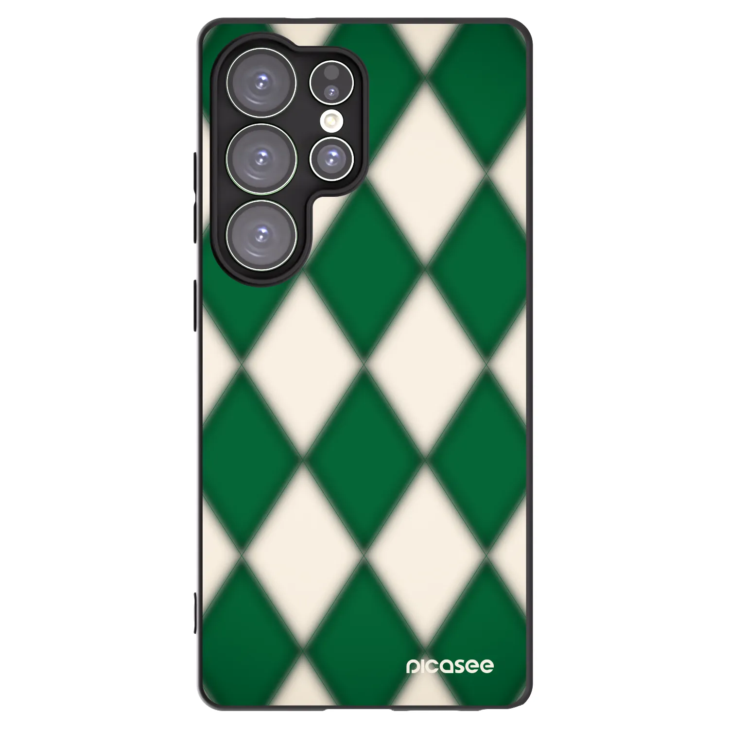 Picasee crna silikonska maskica za Samsung Galaxy S25 Ultra 5G - Emerald Diamond