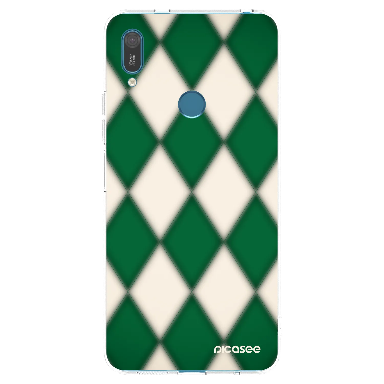Picasee silikonska prozirna maskica za Huawei Y7 2019 - Emerald Diamond
