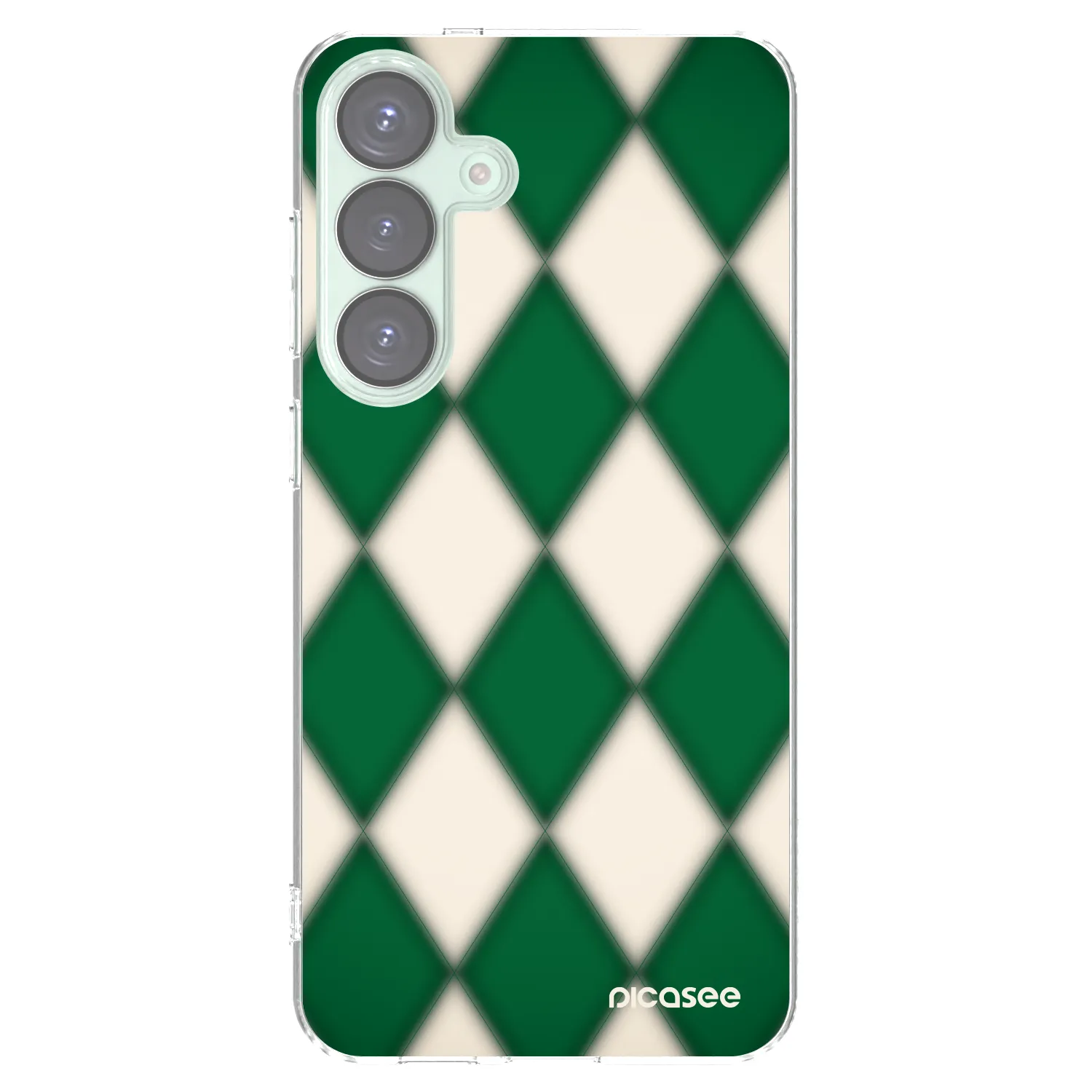 Picasee silikonska prozirna maskica za Samsung Galaxy S25+ 5G - Emerald Diamond