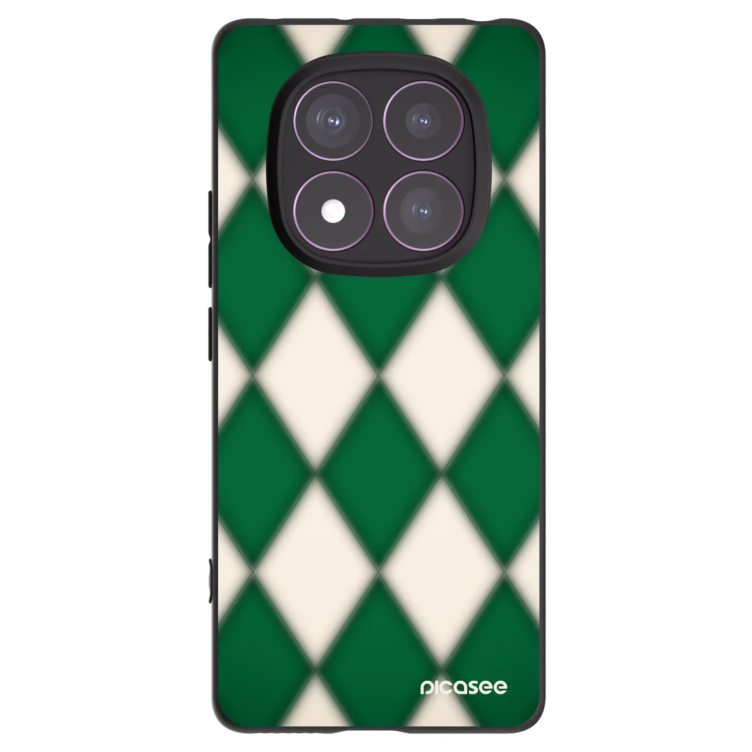Picasee crna silikonska maskica za Xiaomi Redmi Note 14 Pro 4G - Emerald Diamond