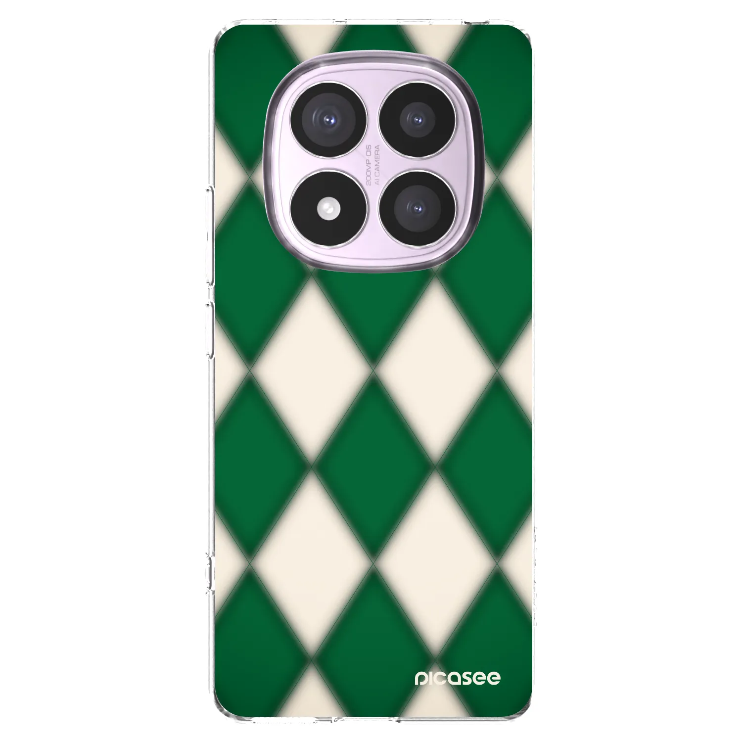 Picasee silikonska prozirna maskica za Xiaomi Redmi Note 14 Pro 4G - Emerald Diamond