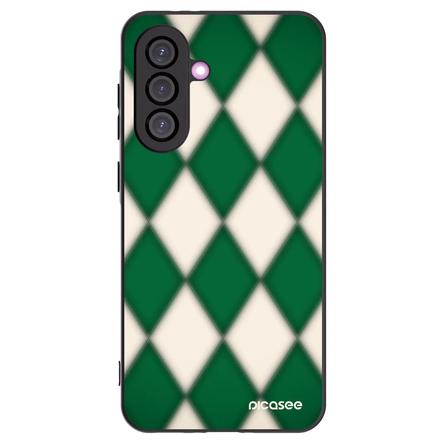 Picasee crna silikonska maskica za Samsung Galaxy A36 5G - Emerald Diamond