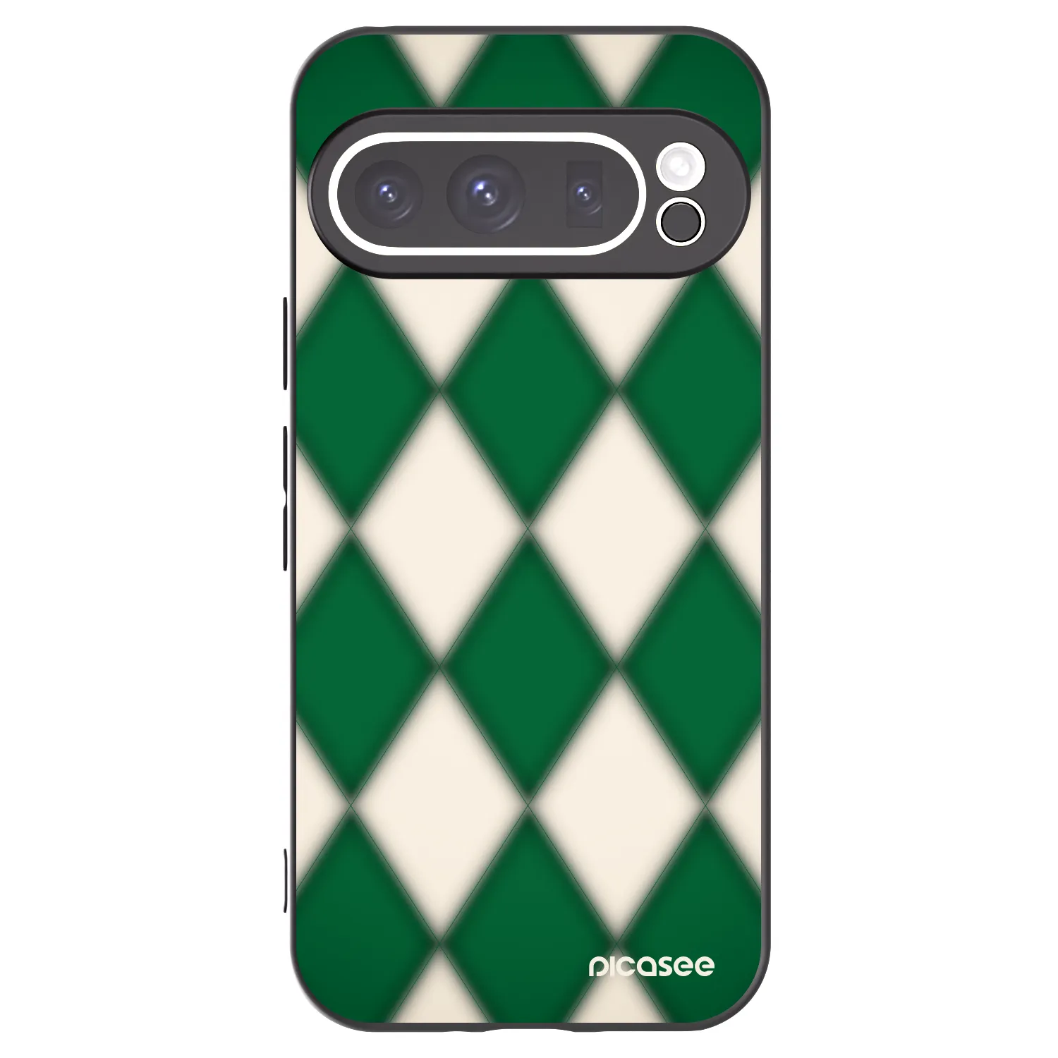 Picasee crna silikonska maskica za Google Pixel 9 Pro - Emerald Diamond