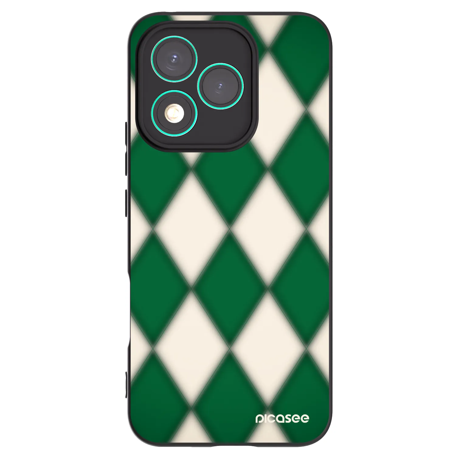 Picasee crna silikonska maskica za Honor 400 Lite 5G - Emerald Diamond