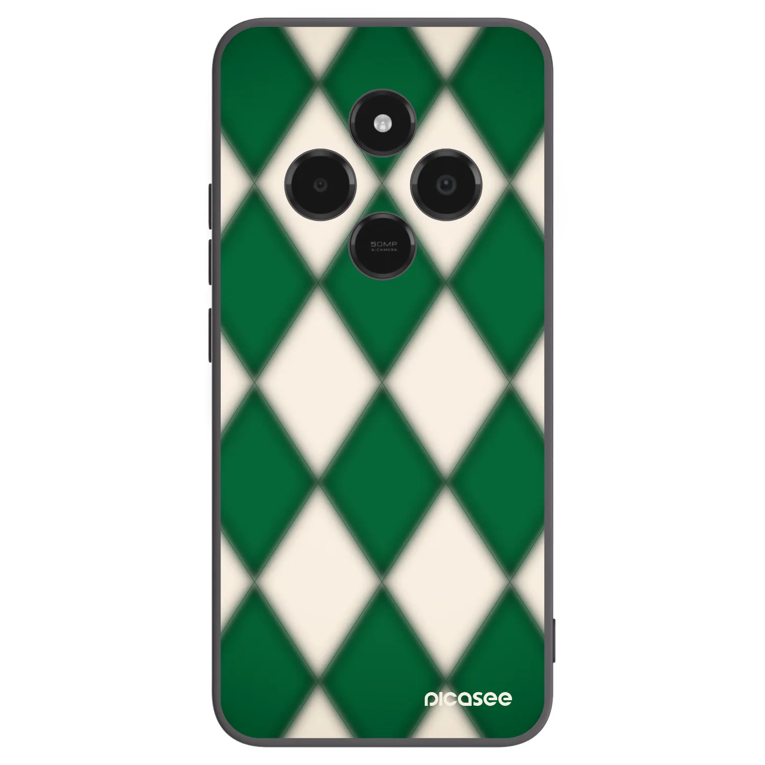 Picasee crna silikonska maskica za Xiaomi Poco C75 - Emerald Diamond