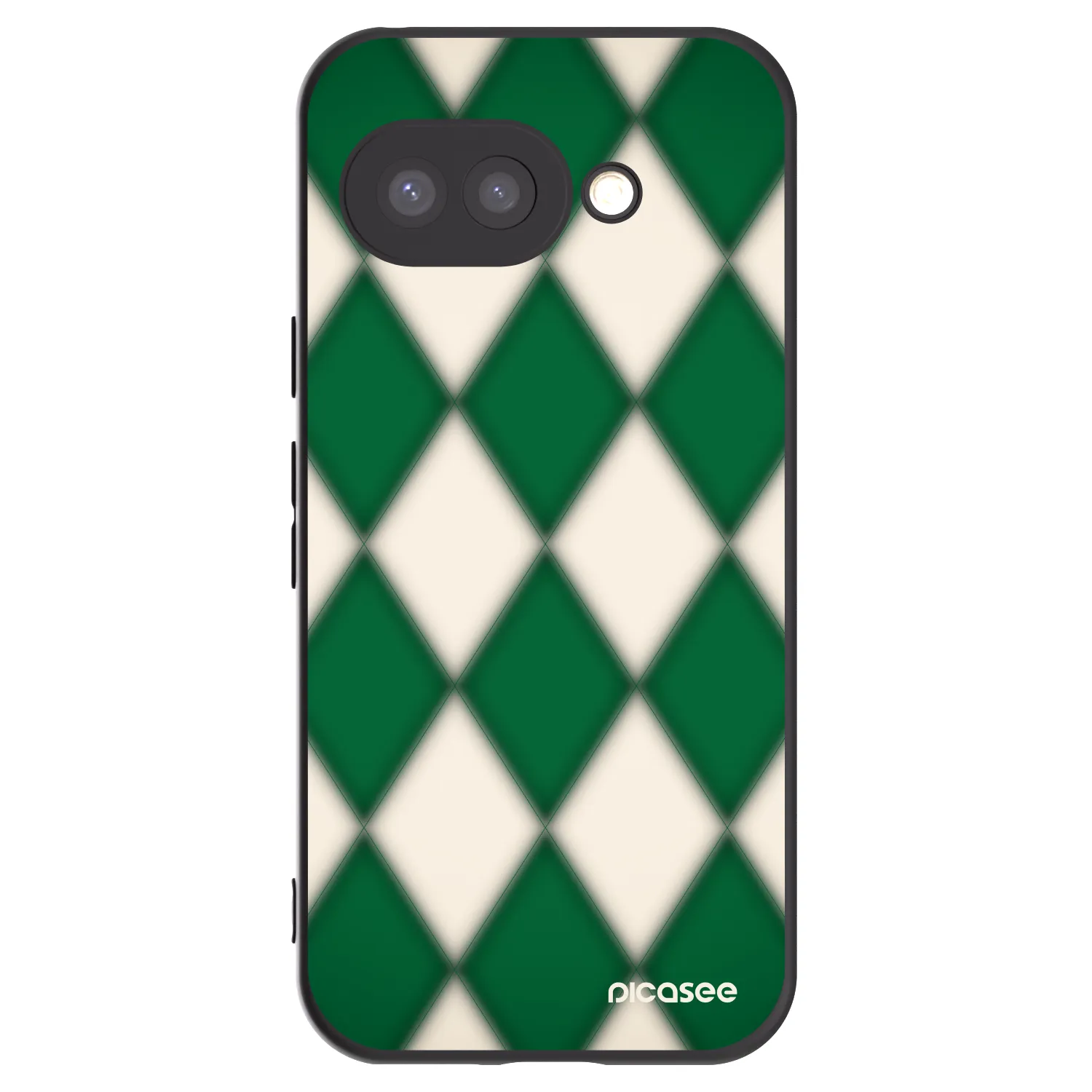 Picasee crna silikonska maskica za Google Pixel 9a - Emerald Diamond