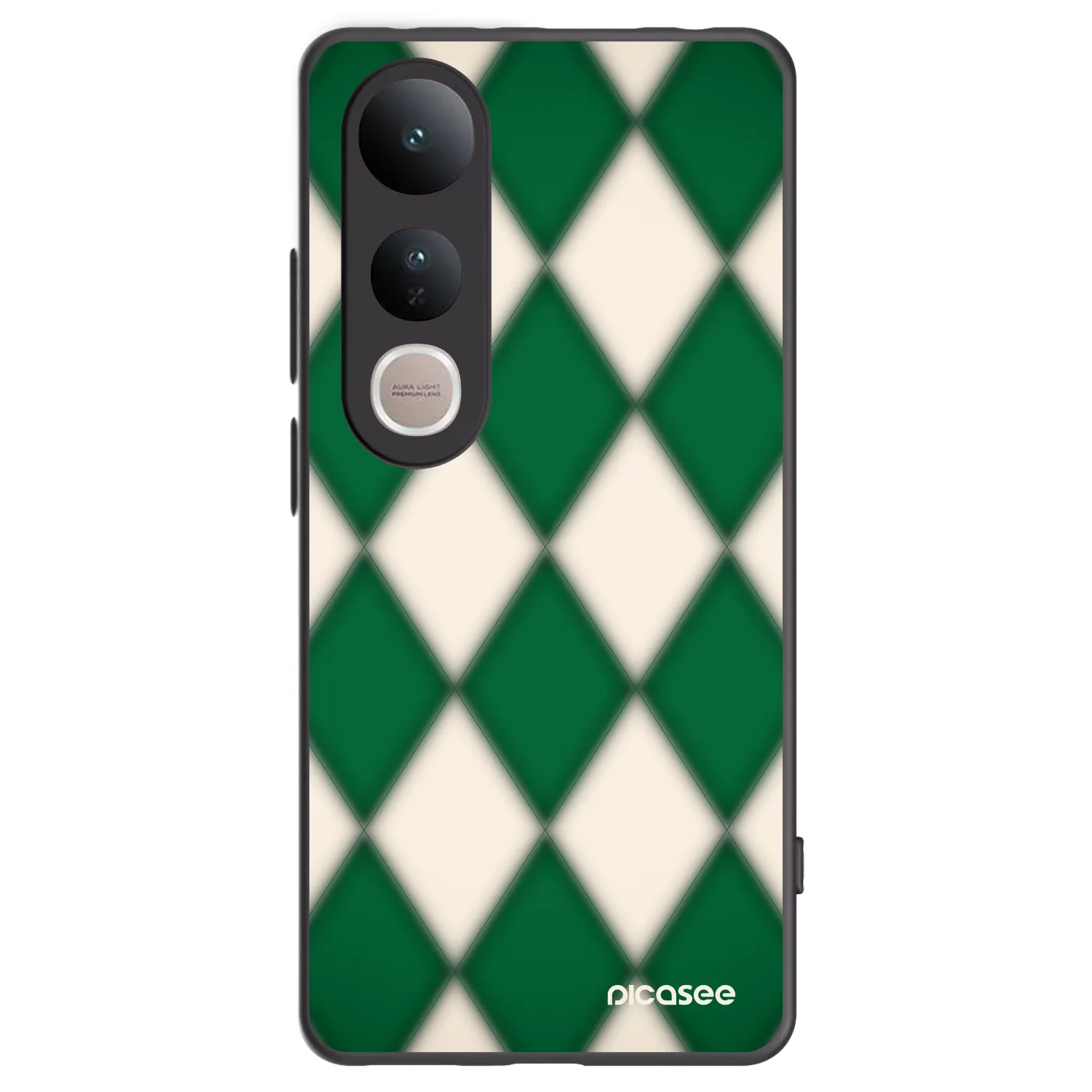 Picasee crna silikonska maskica za Vivo V50 Lite 5G - Emerald Diamond