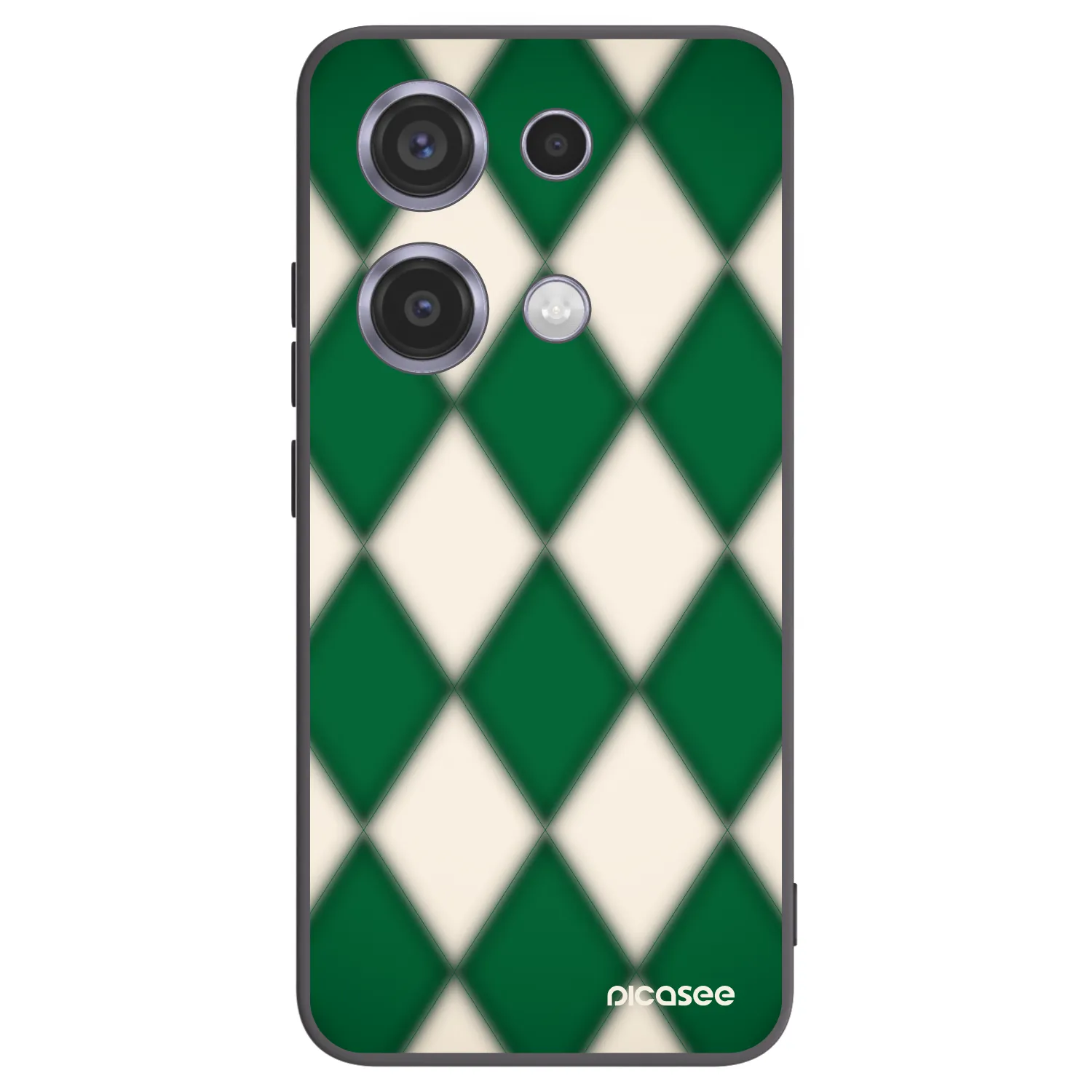 Picasee crna silikonska maskica za Xiaomi Redmi Note 14S - Emerald Diamond