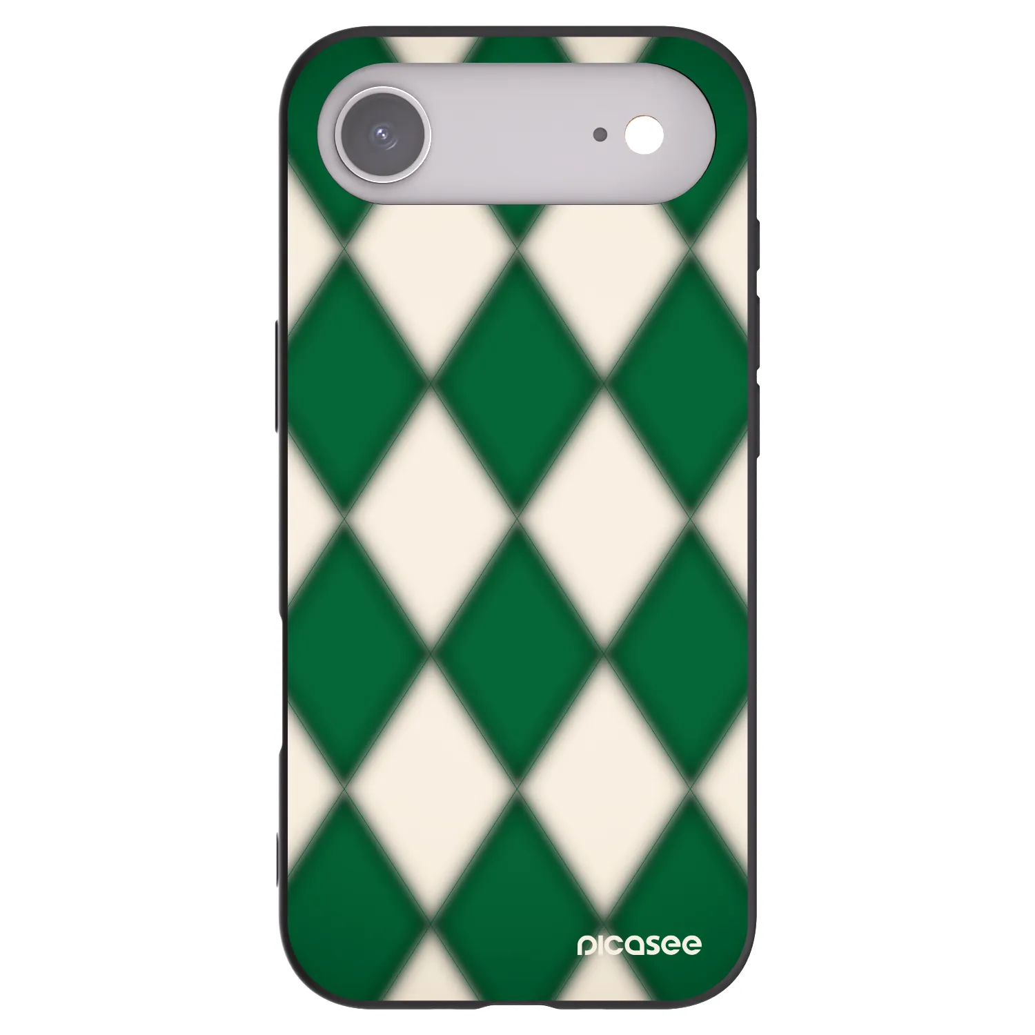 Picasee crna silikonska maskica za Apple iPhone Air - Emerald Diamond