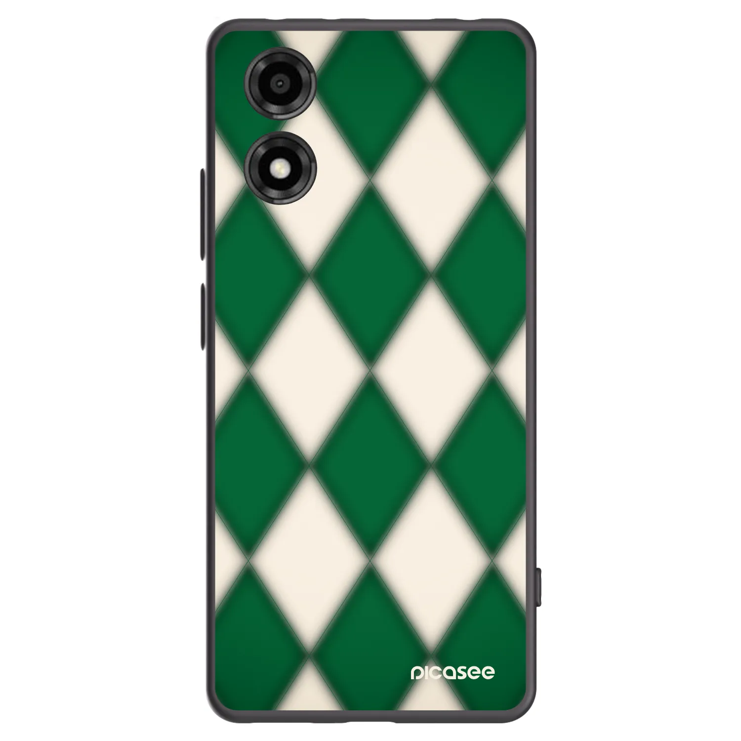 Picasee crna silikonska maskica za Motorola Moto E14 - Emerald Diamond