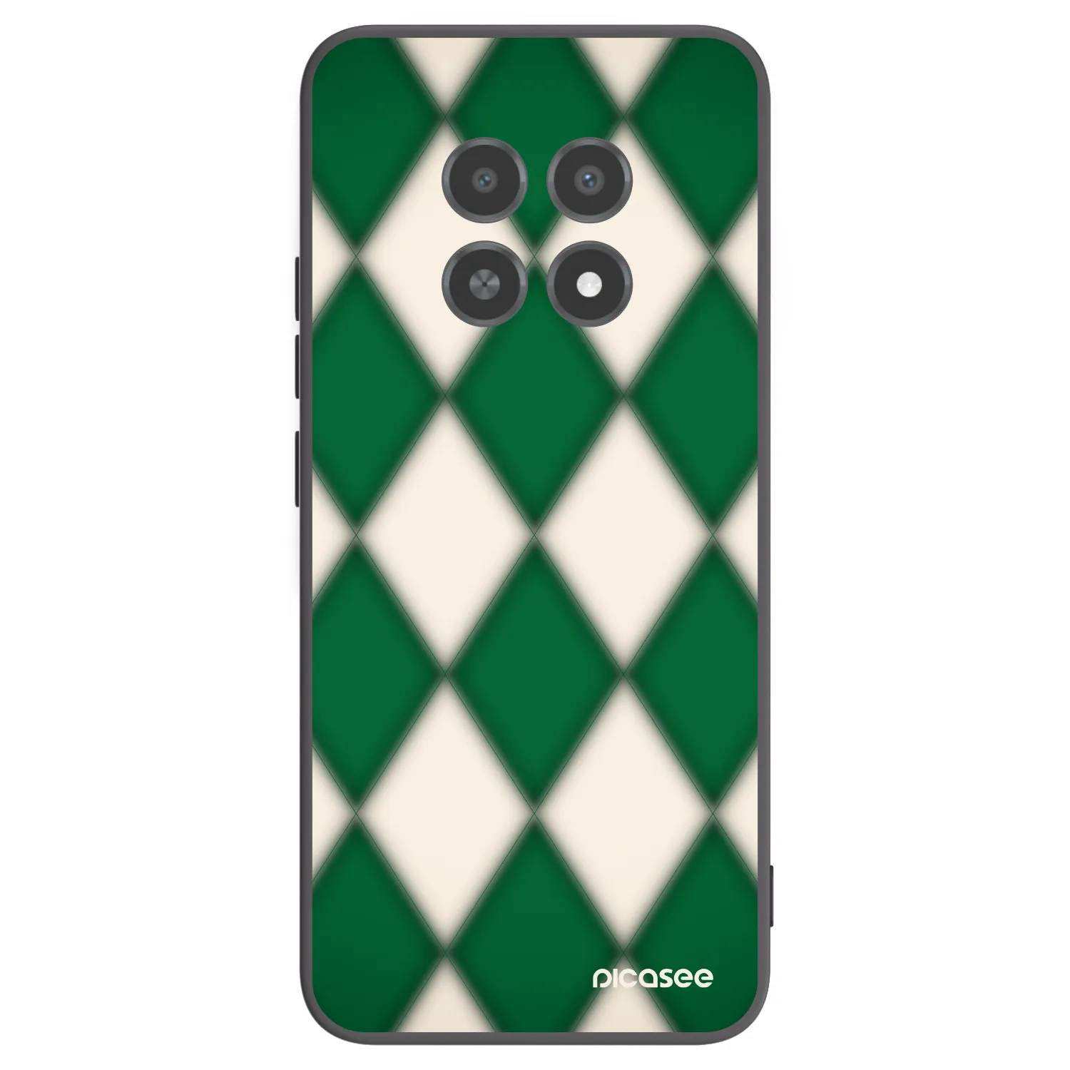 Picasee crna silikonska maskica za Realme 12X - Emerald Diamond