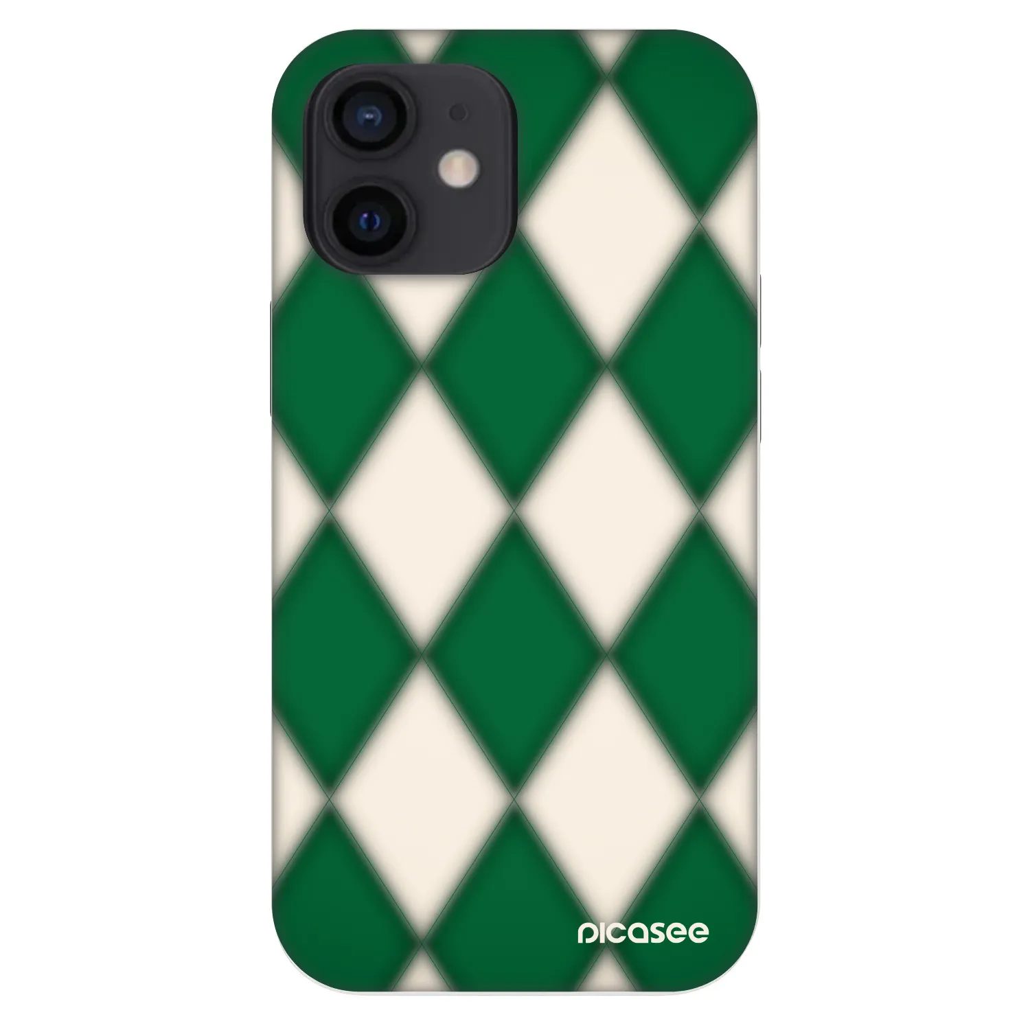 Picasee Fashion Case za Apple iPhone 12 mini - Emerald Diamond