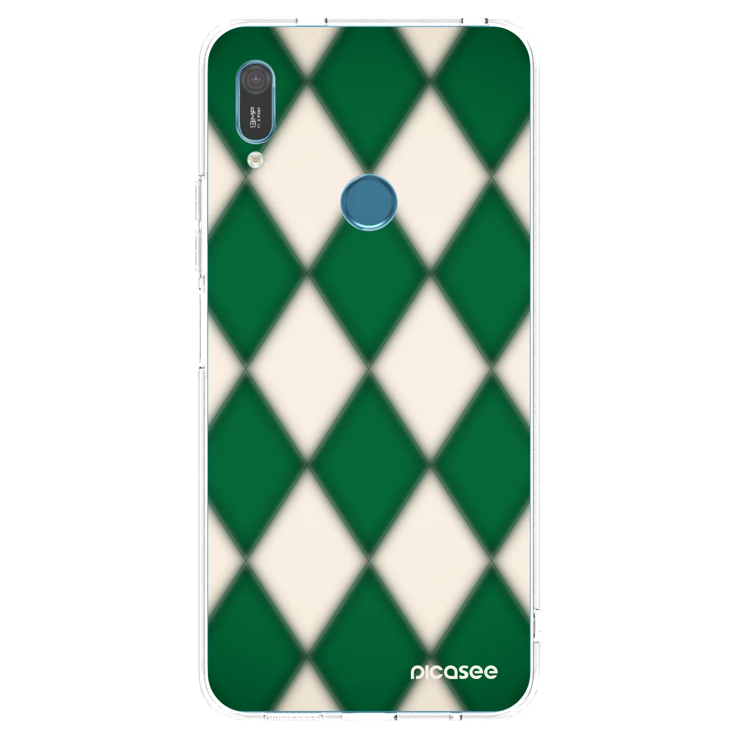 Picasee silikonska prozirna maskica za Huawei Y6 2019 - Emerald Diamond