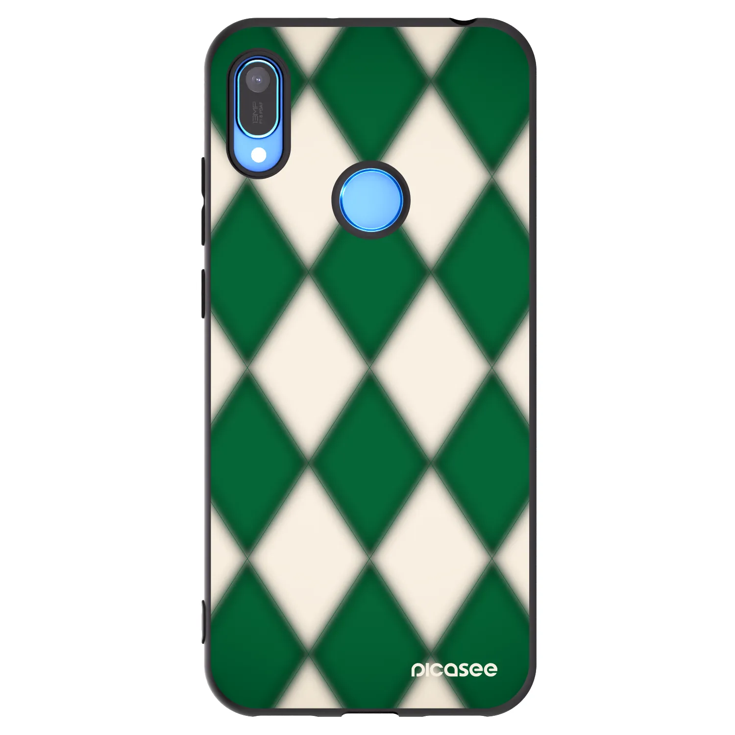 Picasee crna silikonska maskica za Huawei Y6 2019 - Emerald Diamond