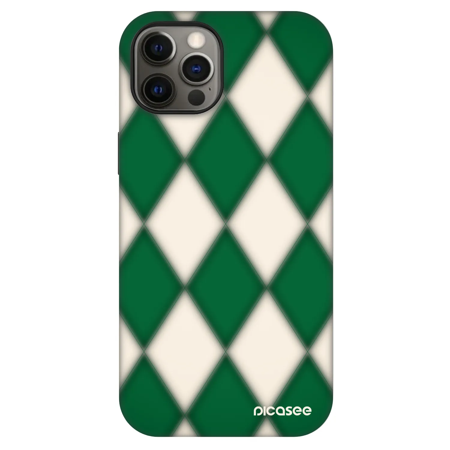 Picasee Fashion Case MagSafe za Apple iPhone 12 - Emerald Diamond