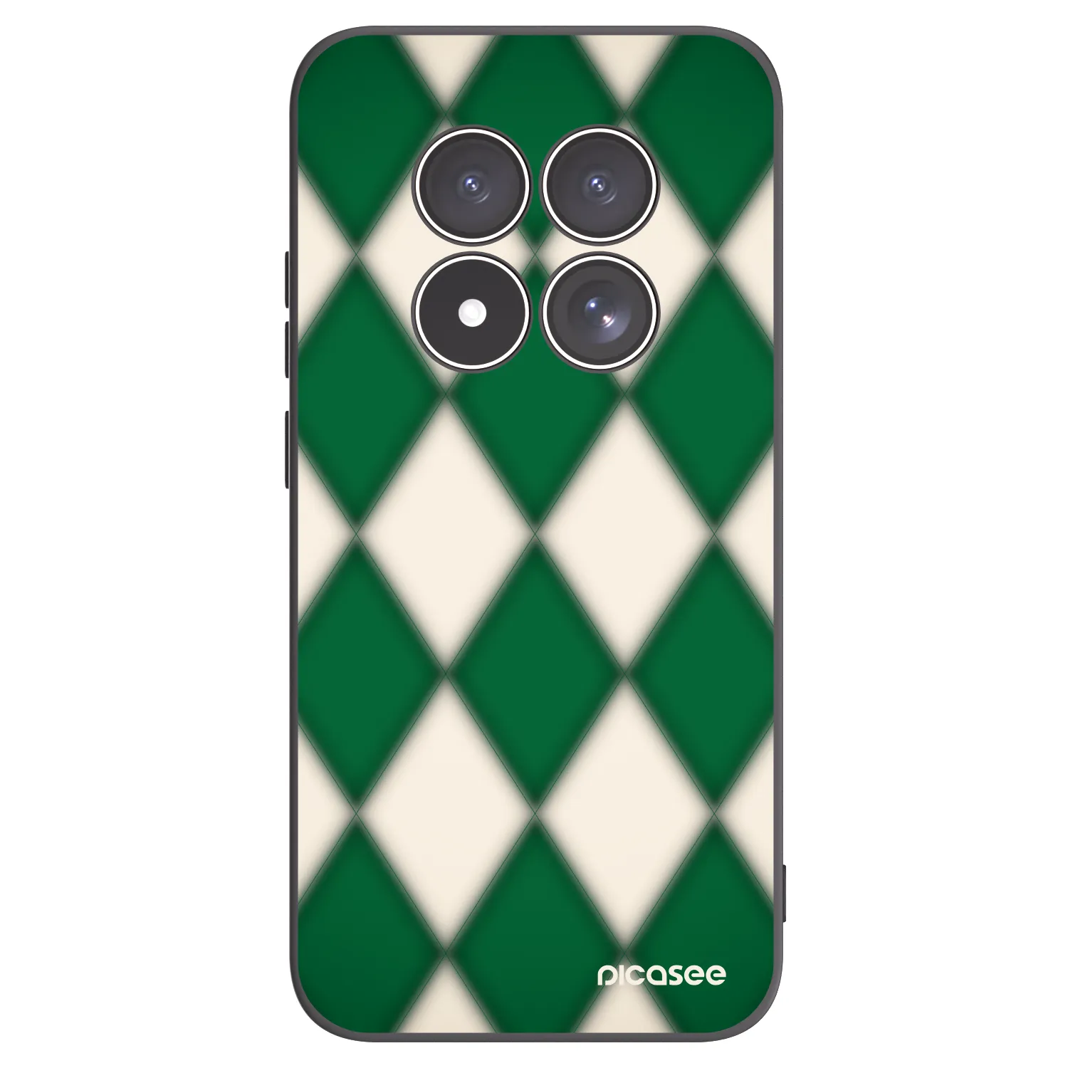 Picasee crna silikonska maskica za Xiaomi Redmi Note 15 Pro 4G - Emerald Diamond
