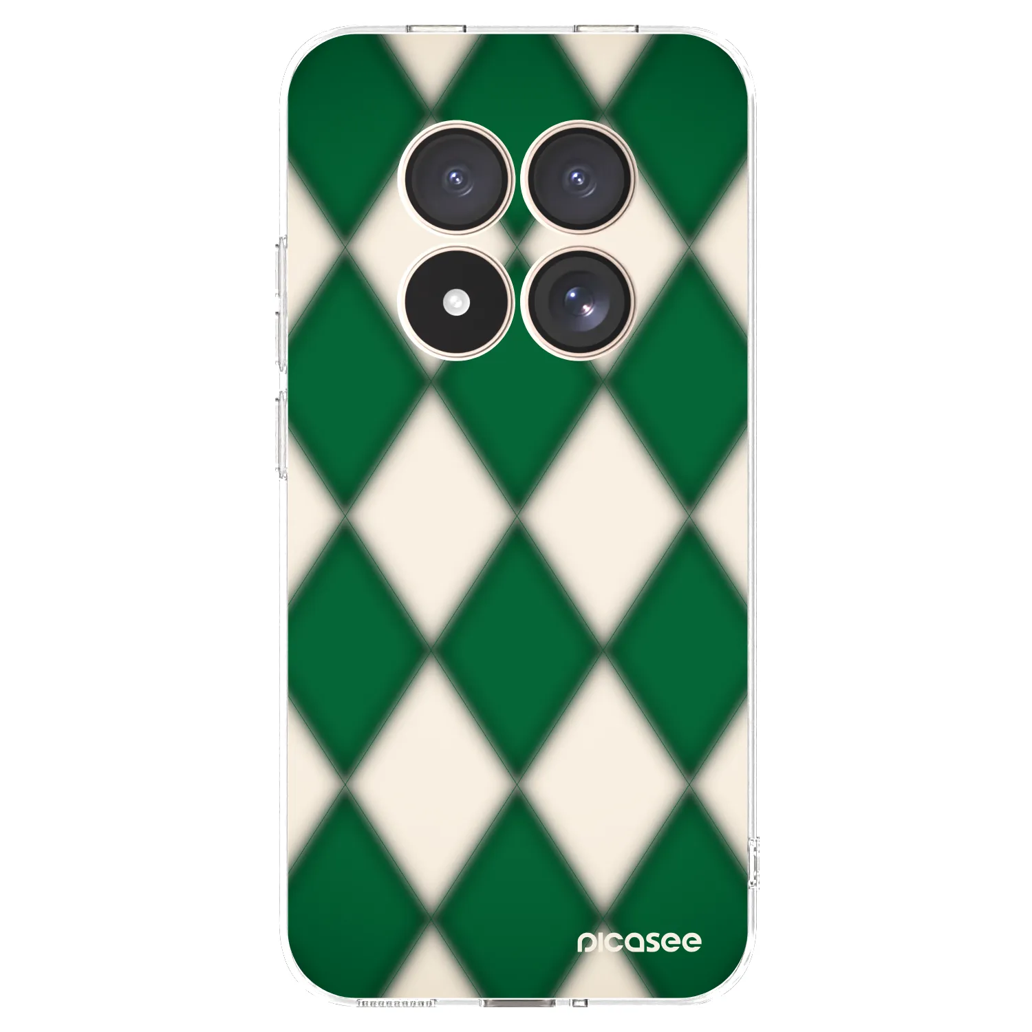 Picasee silikonska prozirna maskica za Xiaomi Redmi Note 15 Pro 4G - Emerald Diamond
