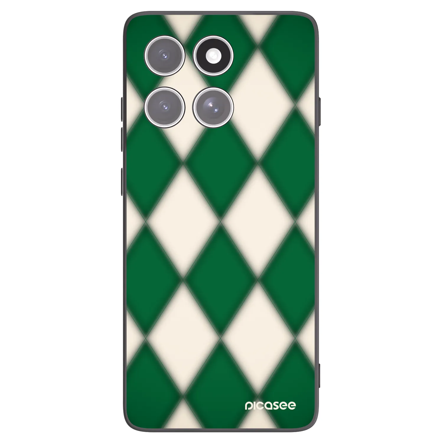Picasee crna silikonska maskica za Motorola Edge 60 Fusion - Emerald Diamond