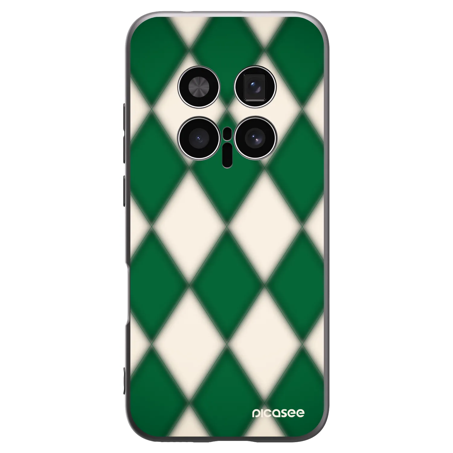 Picasee crna silikonska maskica za Honor Magic8 Pro 5G - Emerald Diamond