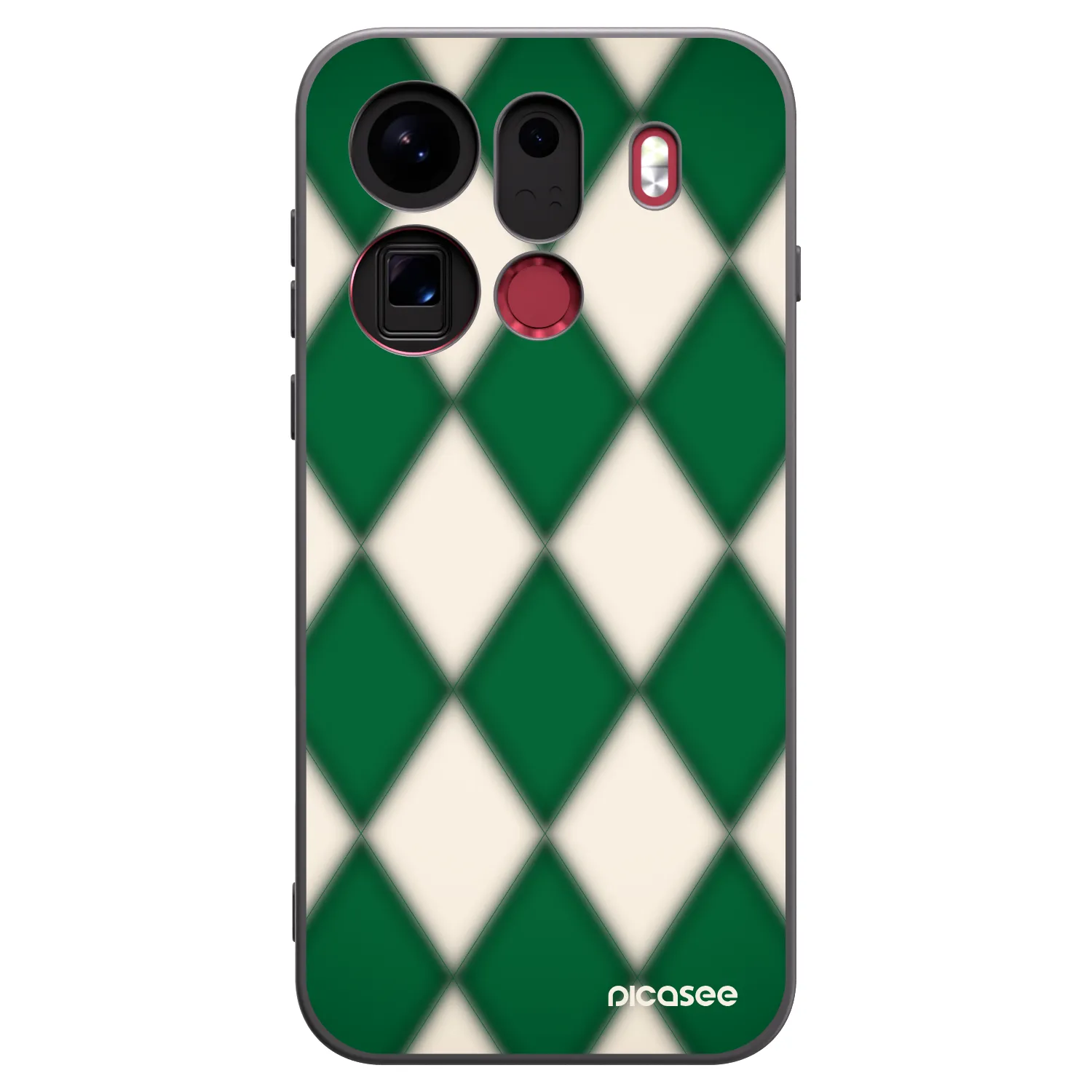 Picasee crna silikonska maskica za OPPO Find X9 Pro - Emerald Diamond
