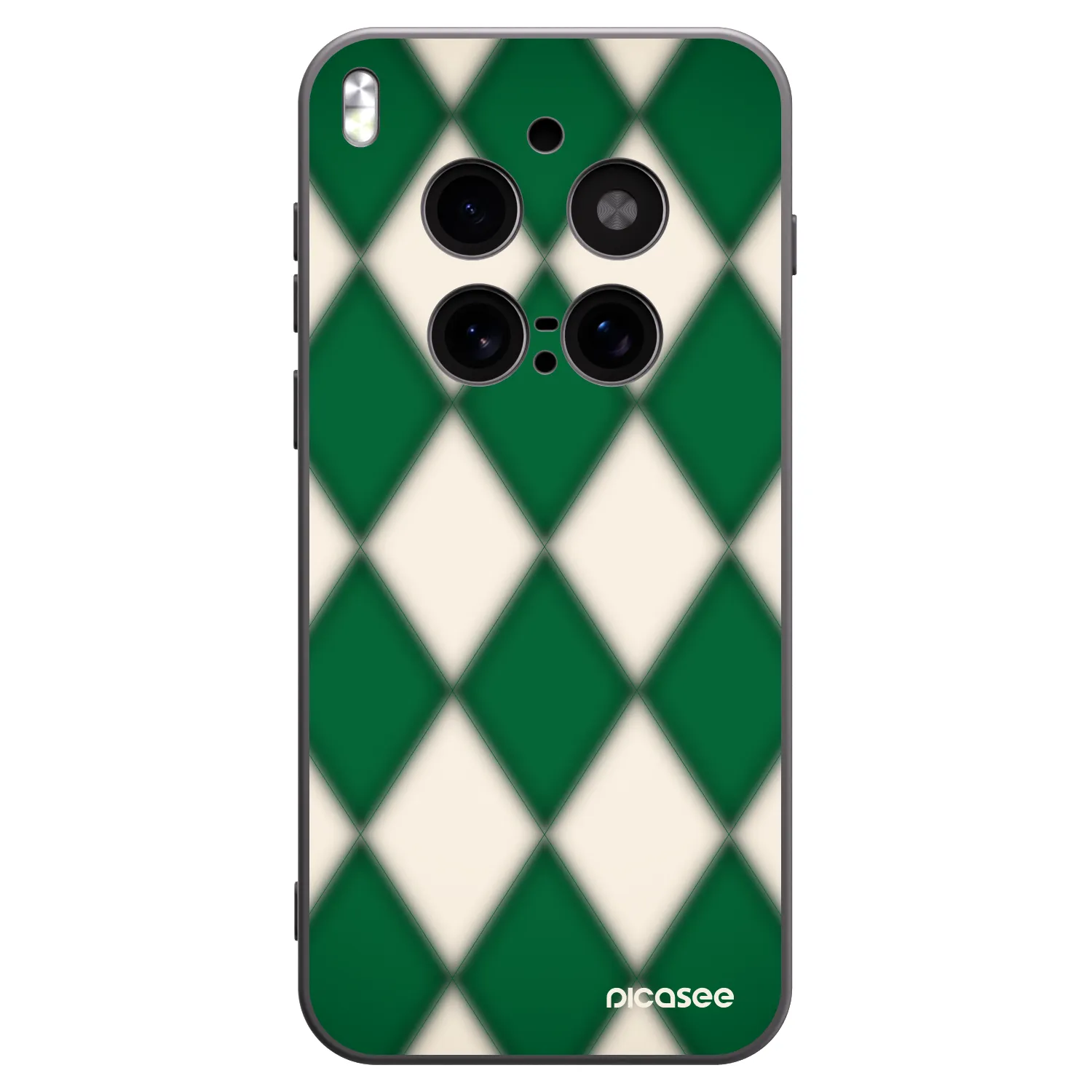 Picasee crna silikonska maskica za Vivo X300 Pro - Emerald Diamond