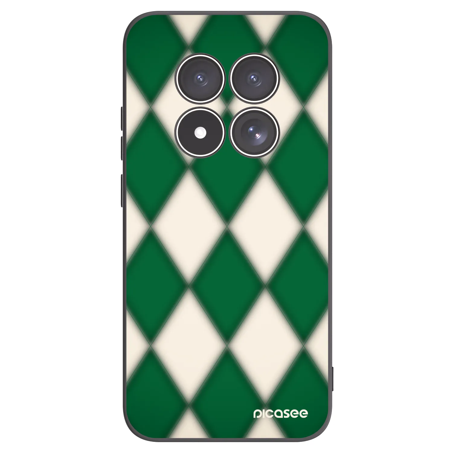 Picasee crna silikonska maskica za Xiaomi Redmi Note 15 Pro 5G - Emerald Diamond