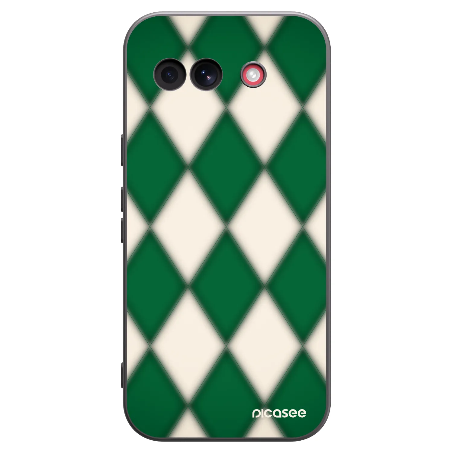 Picasee crna silikonska maskica za Google Pixel 10a - Emerald Diamond