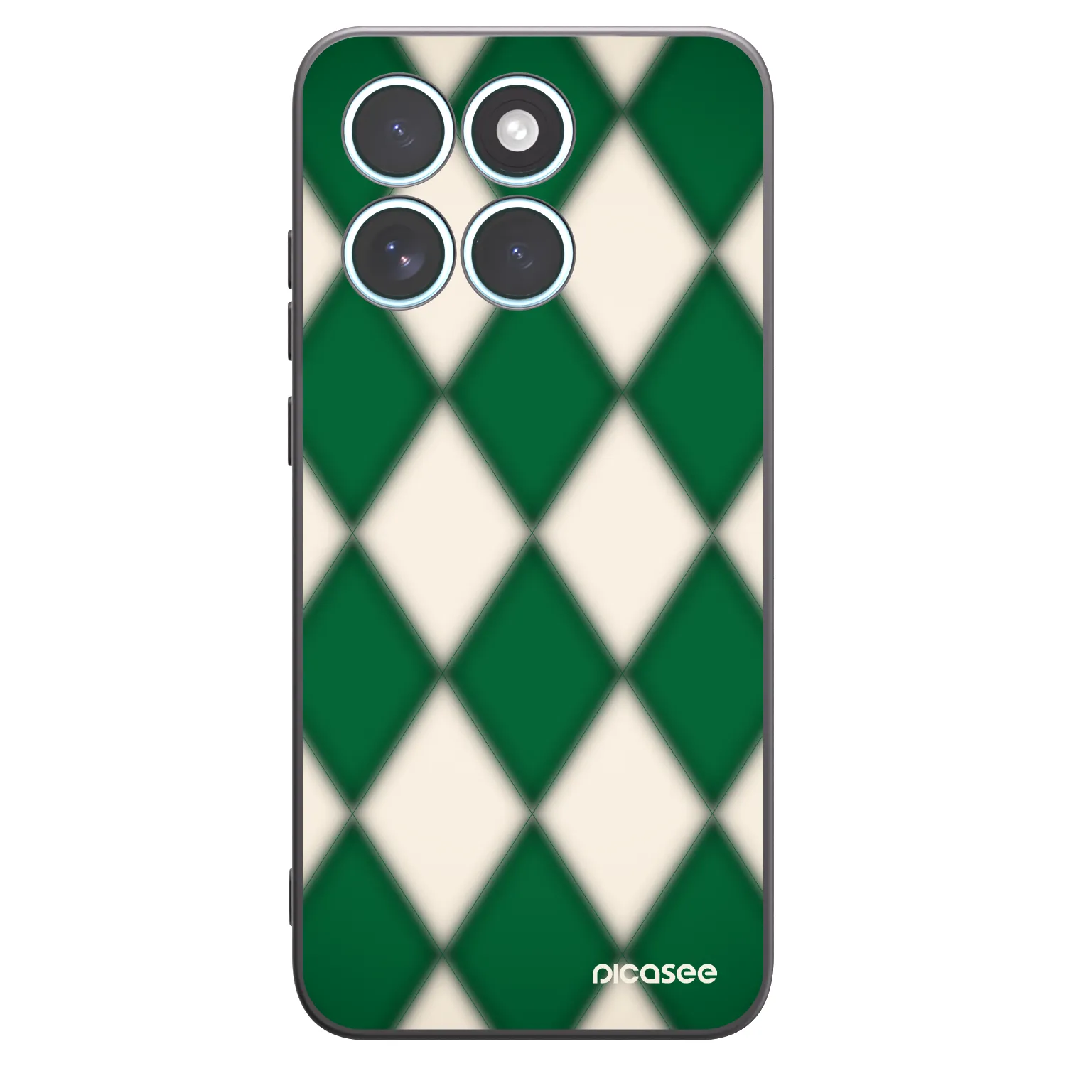 Picasee crna silikonska maskica za Motorola Edge 70 Fusion - Emerald Diamond
